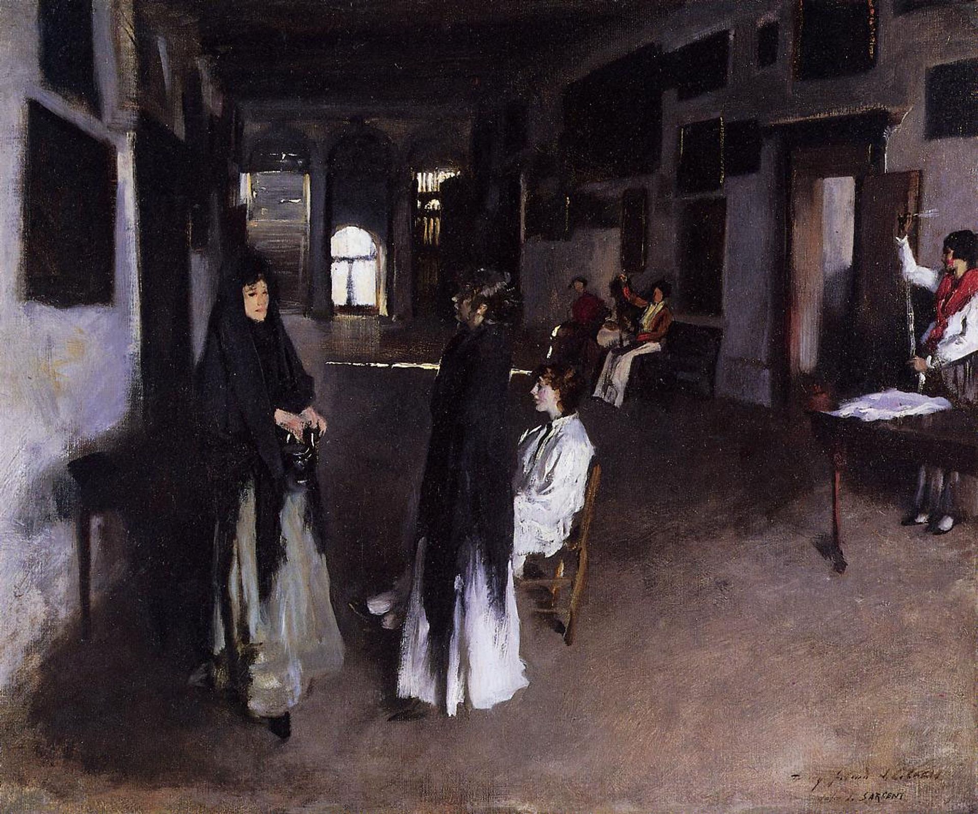 A Venetian Interior by John Singer Sargent