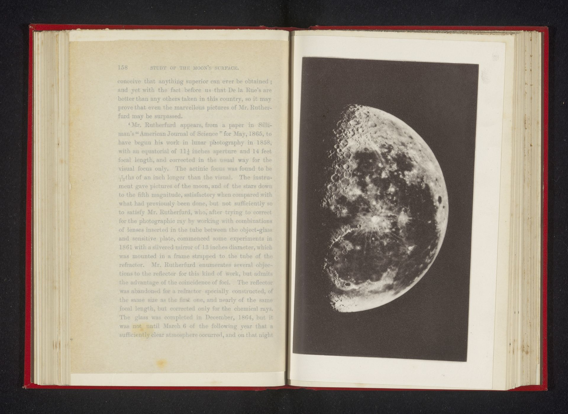 Maan in het derde kwartier by Lewis M. Rutherford