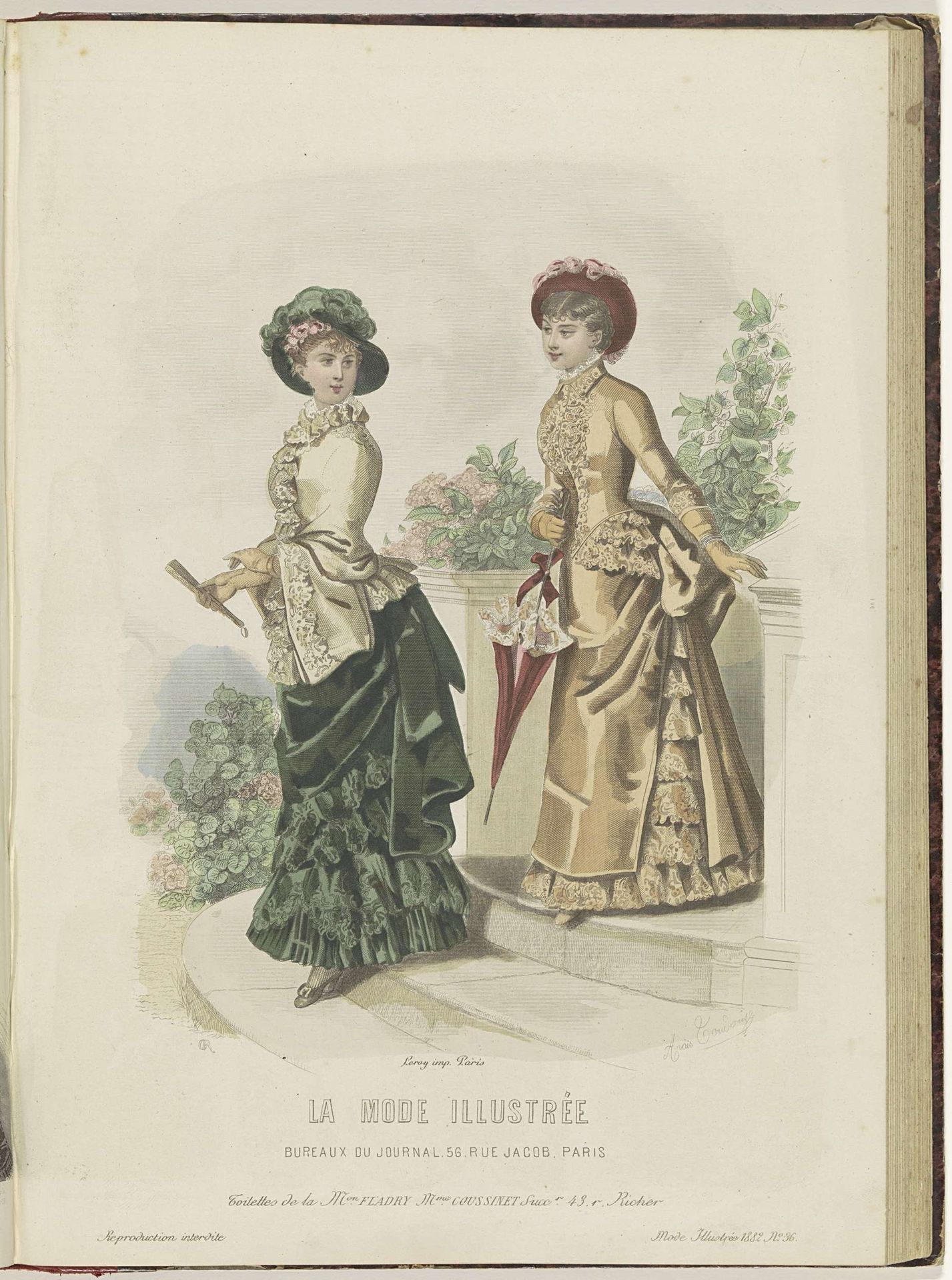 La Mode Illustrée, Journal de la Famille, 1882 by Firmin-Didot & Cie