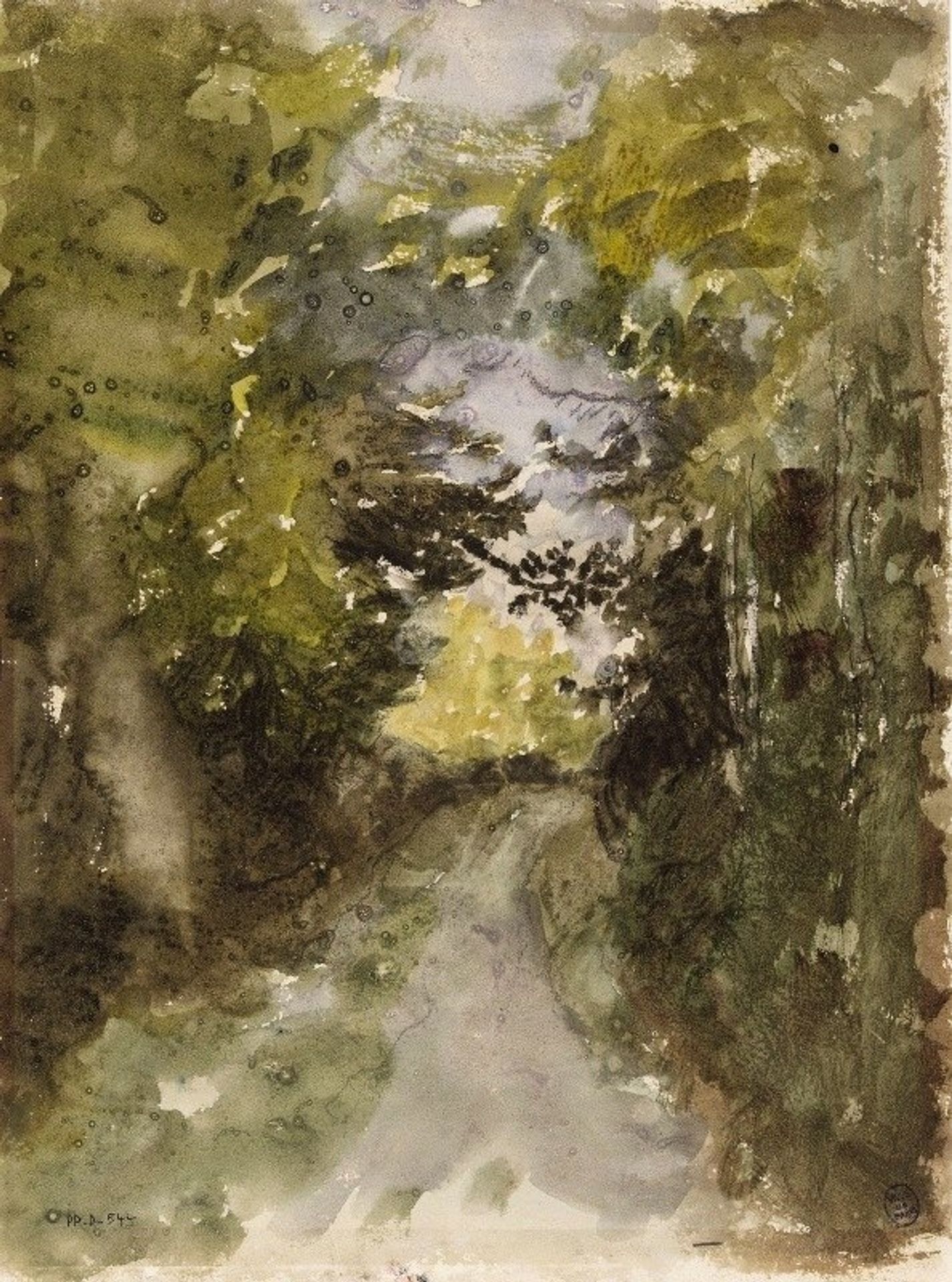 Route en forêt by Narcisse-Virgilio Diaz