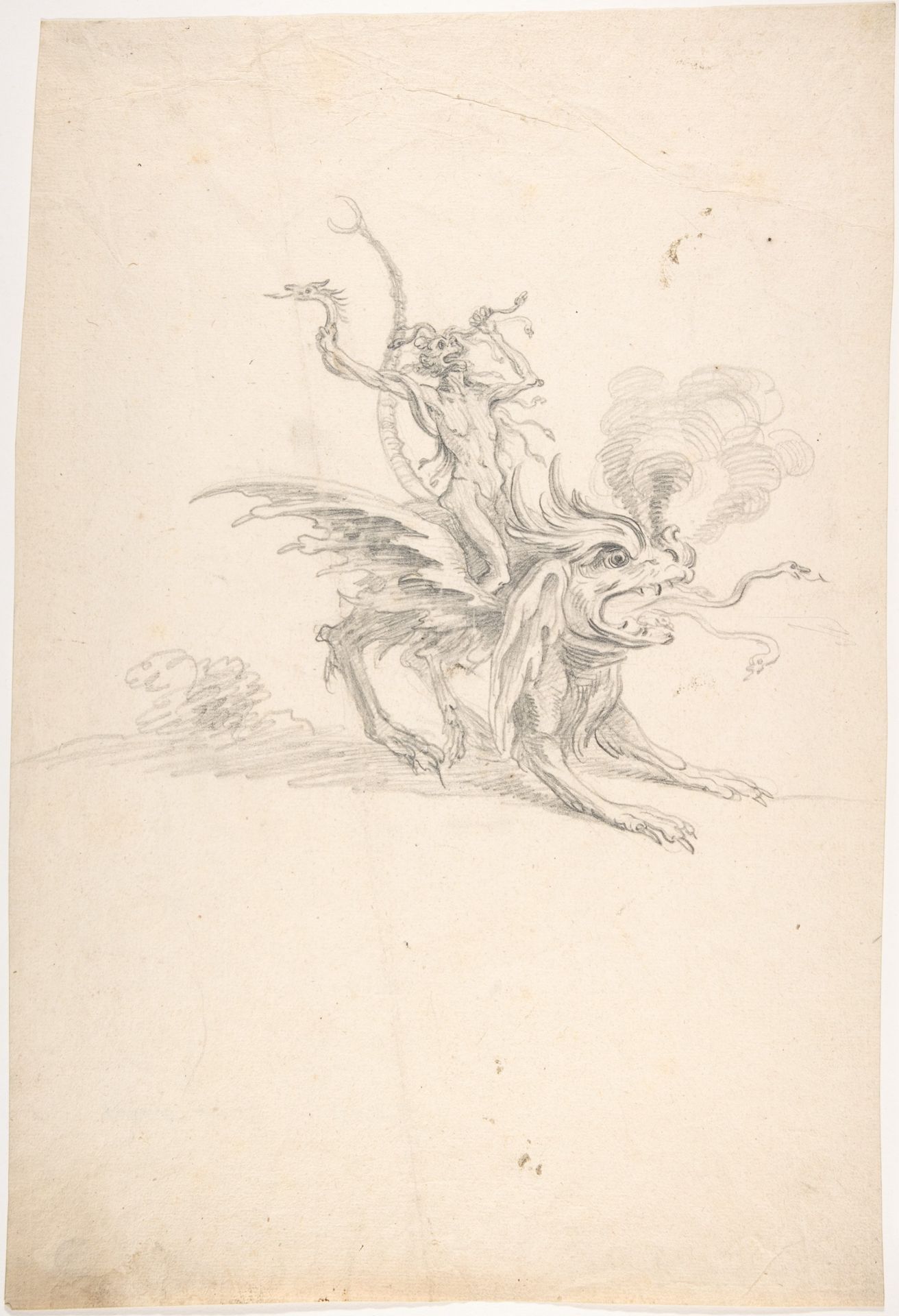 A Fury Riding on a Monster by Anonymous