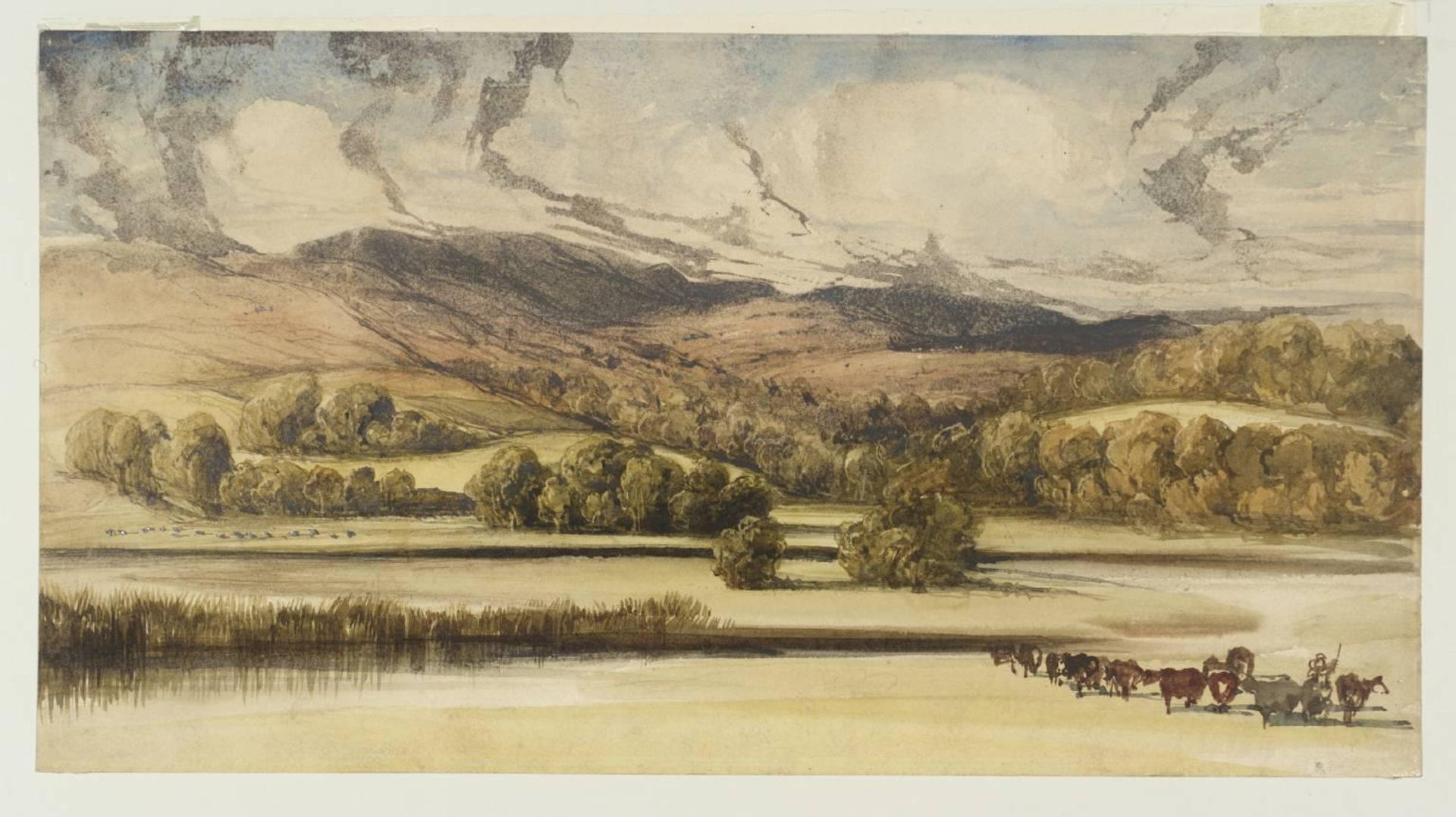 A View in Scotland by  Rev. John  of Duddingston Thomson