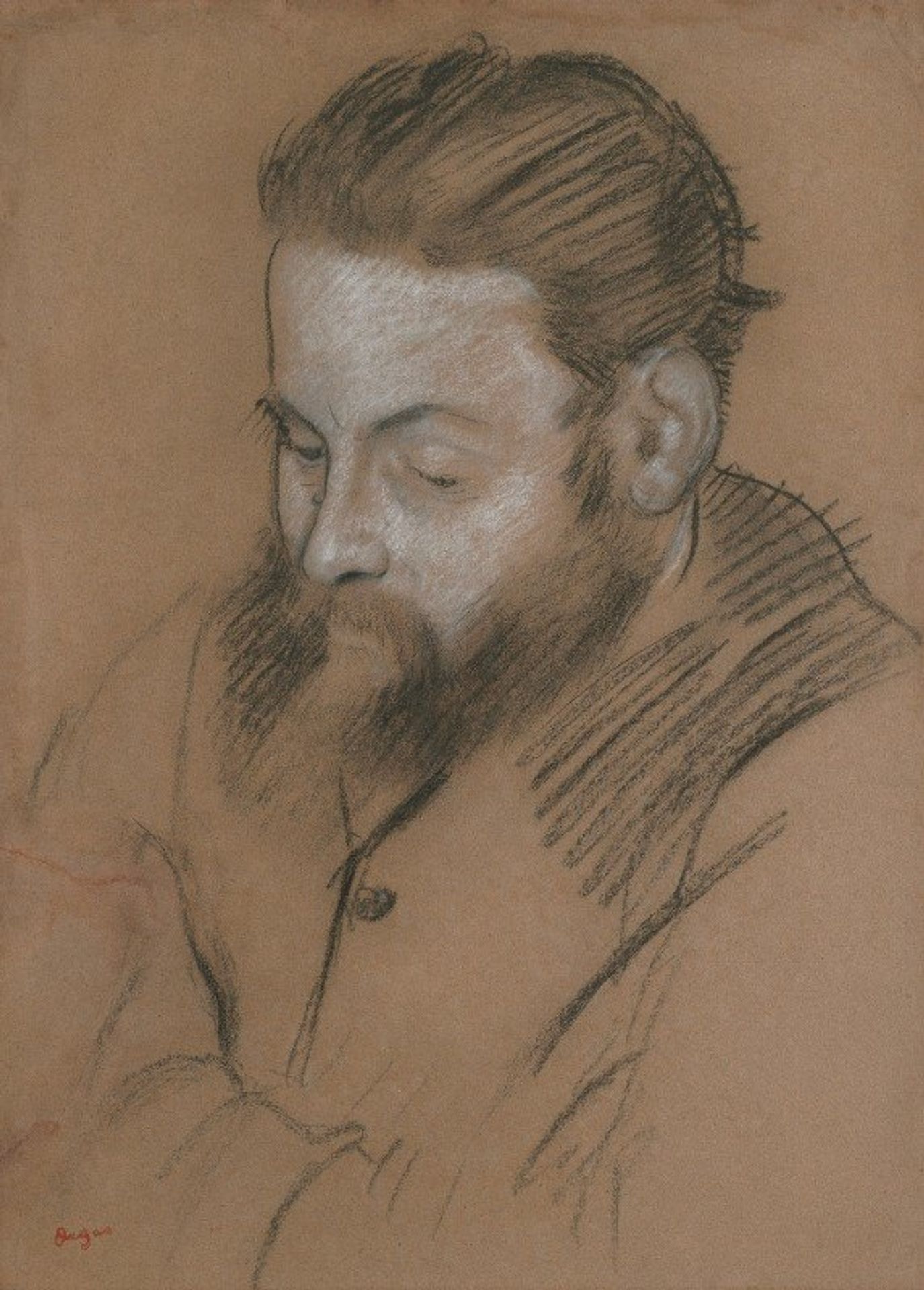 Diego Martelli by Edgar Degas