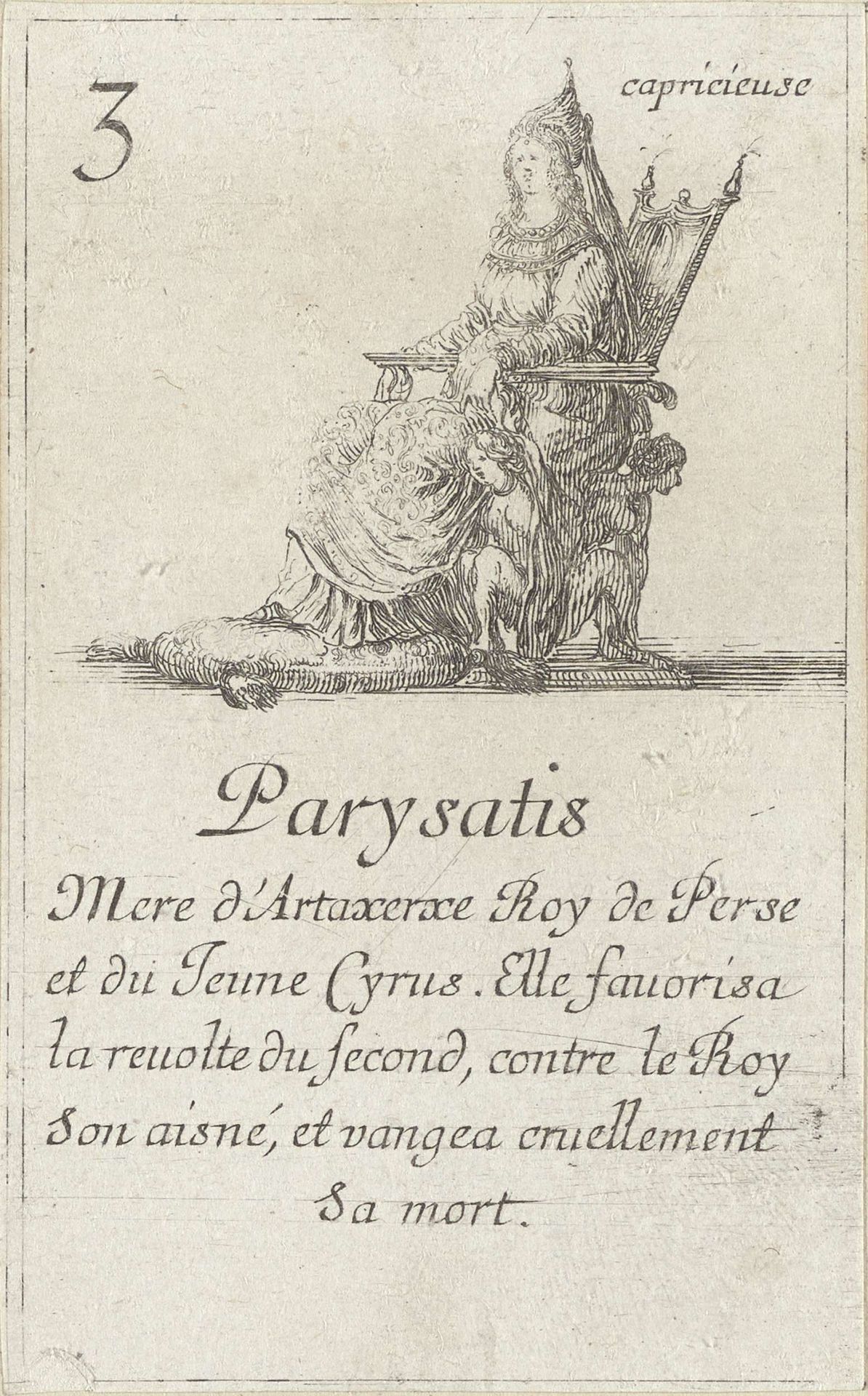Parysatis by Stefano della Bella