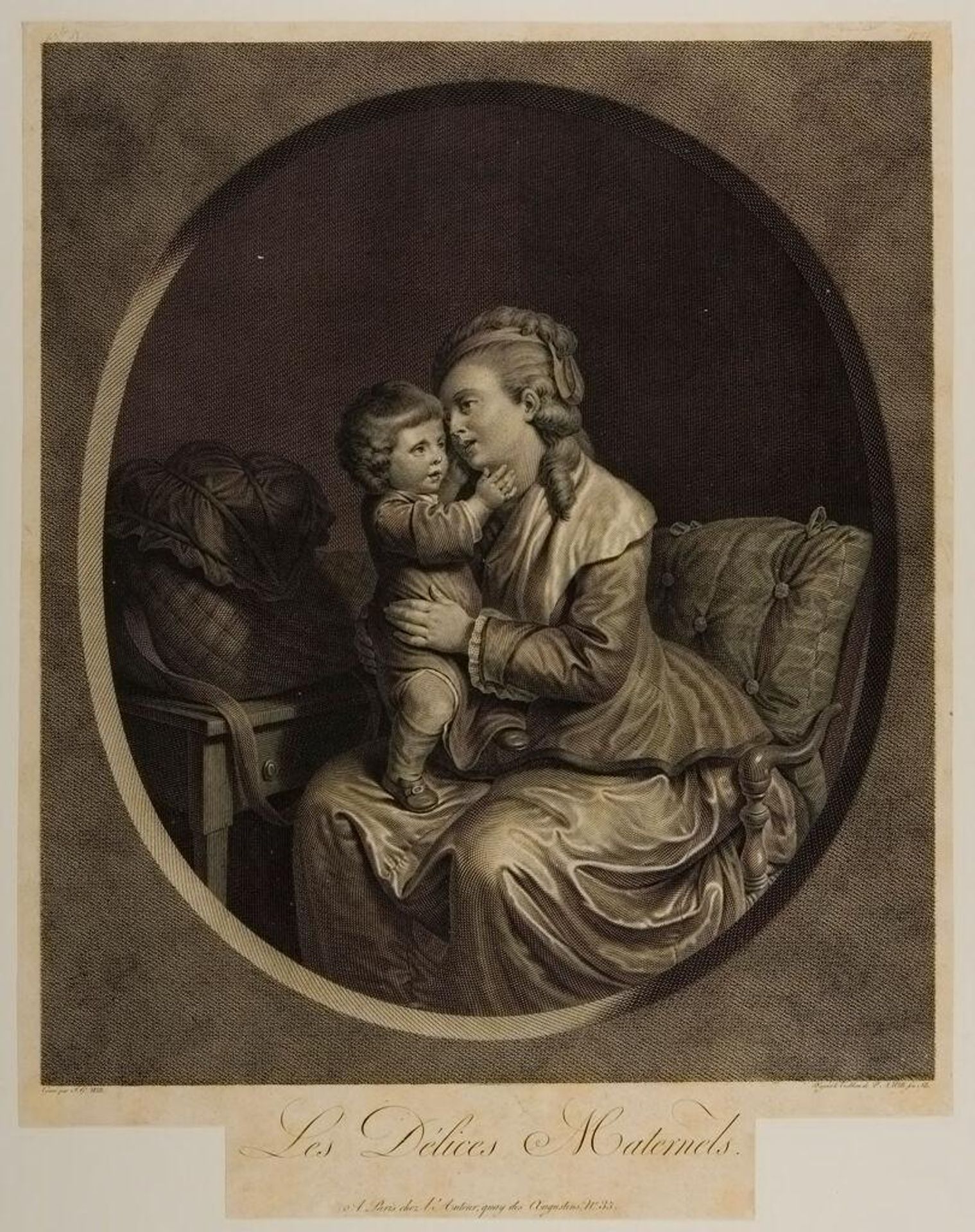 Motherly Delights by Johann Georg Wille