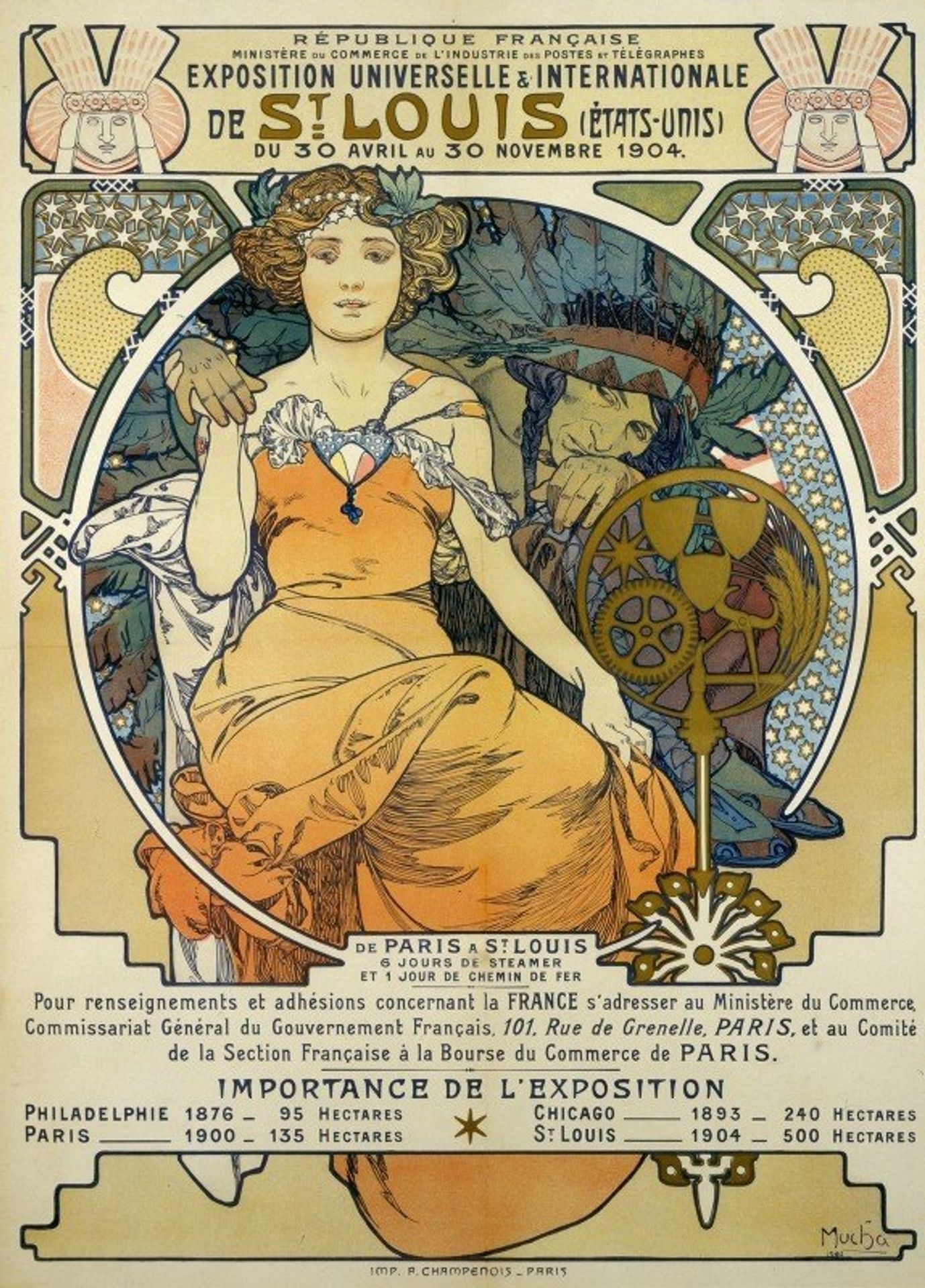 Exposition Universelles Et Internationale De St. Louis by Alphonse Mucha
