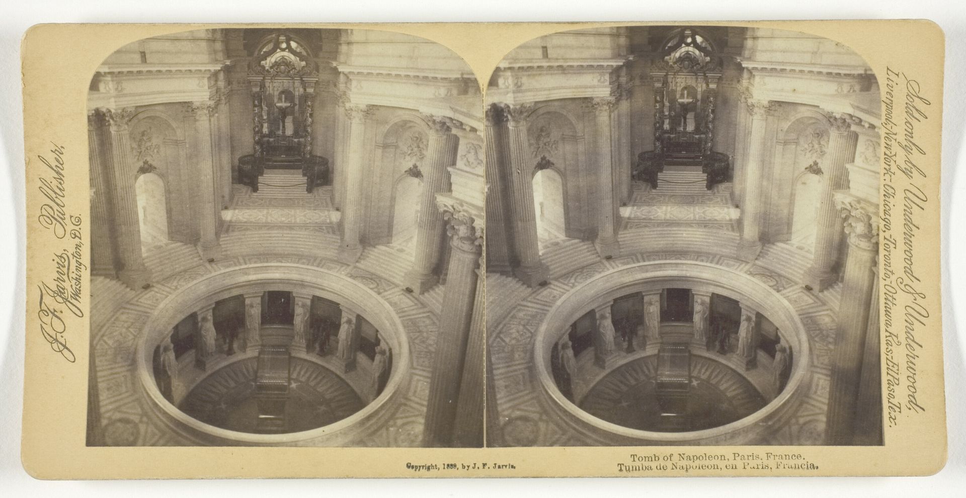 Tomb of Napoleon, Paris, France by Underwood & Underwood