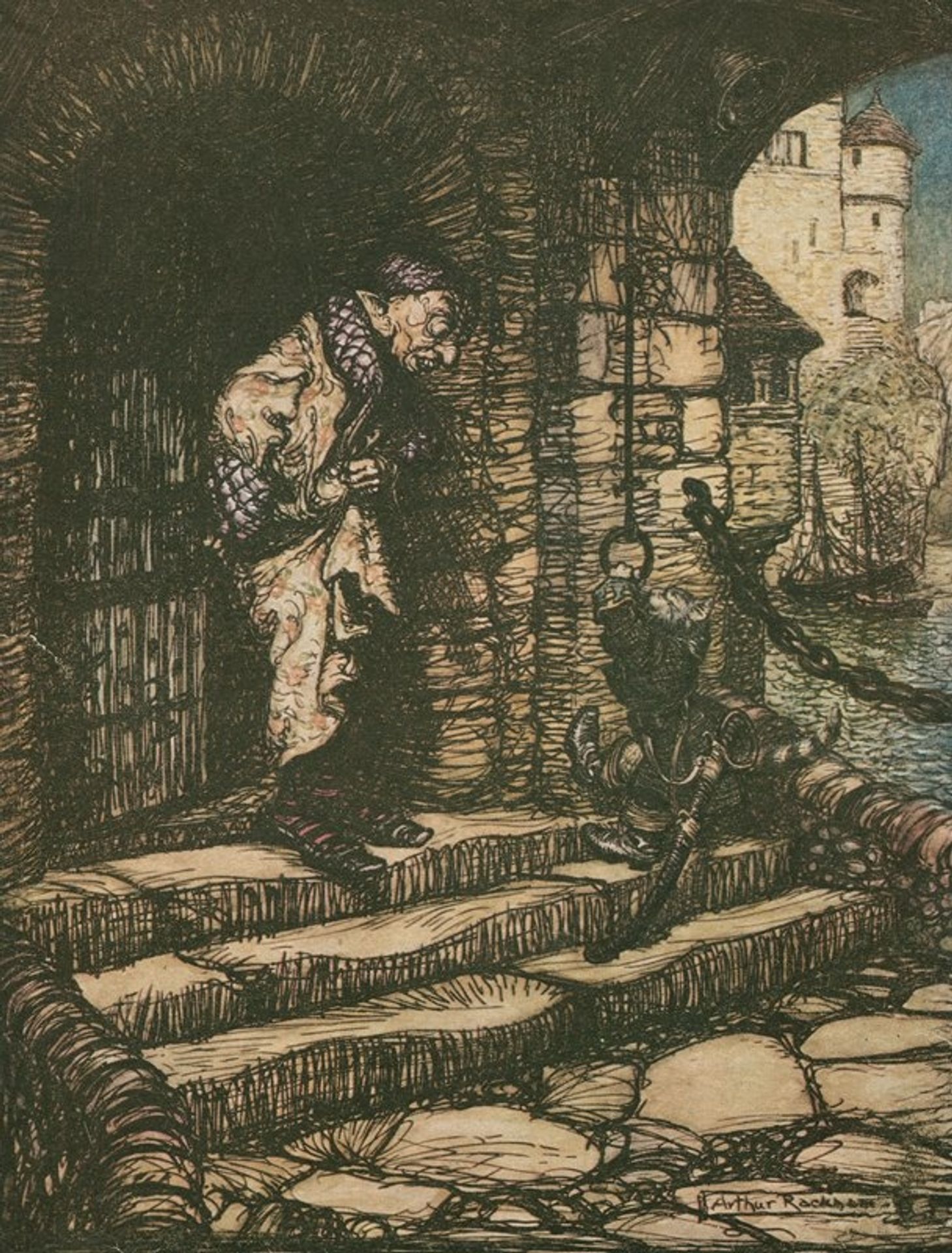 Puss in boots. by Arthur Rackham