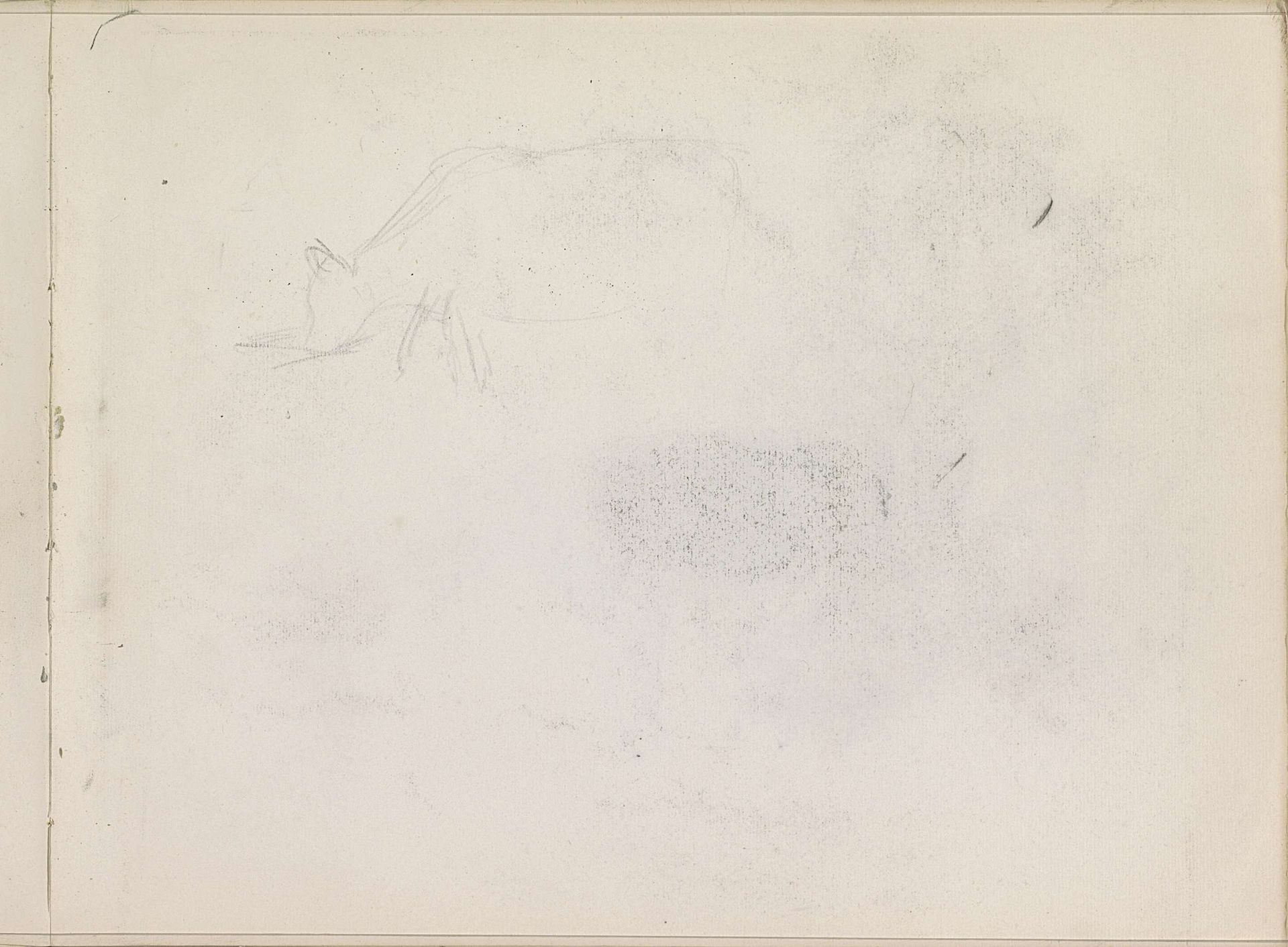 Grazend dier by Cornelis Vreedenburgh