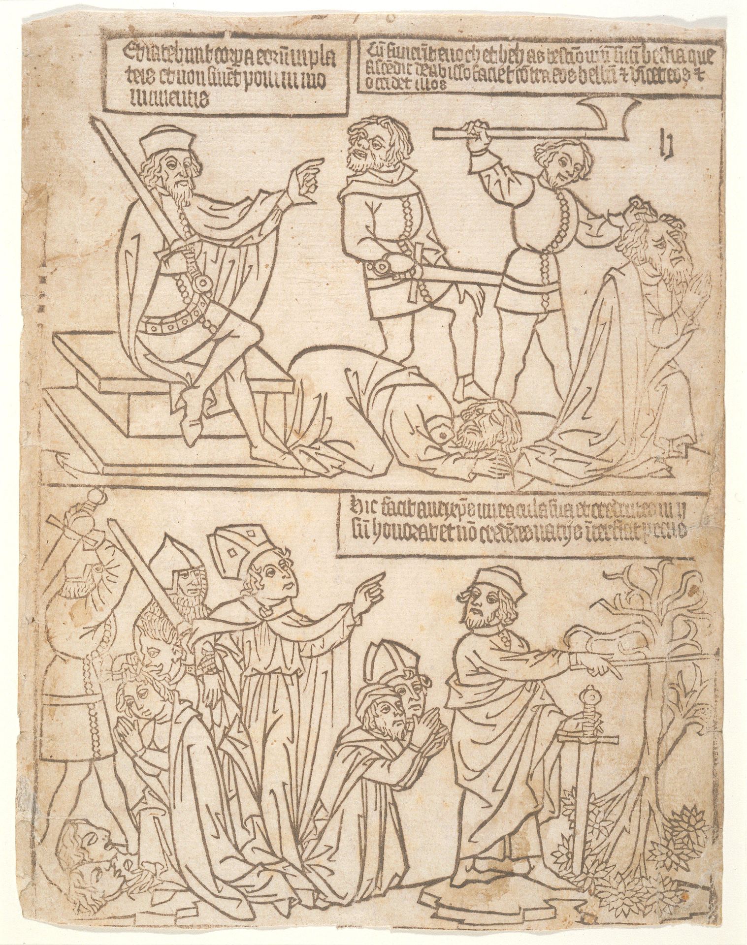 Antichrist Condemns Enoch and Elias to Death by Anonymous