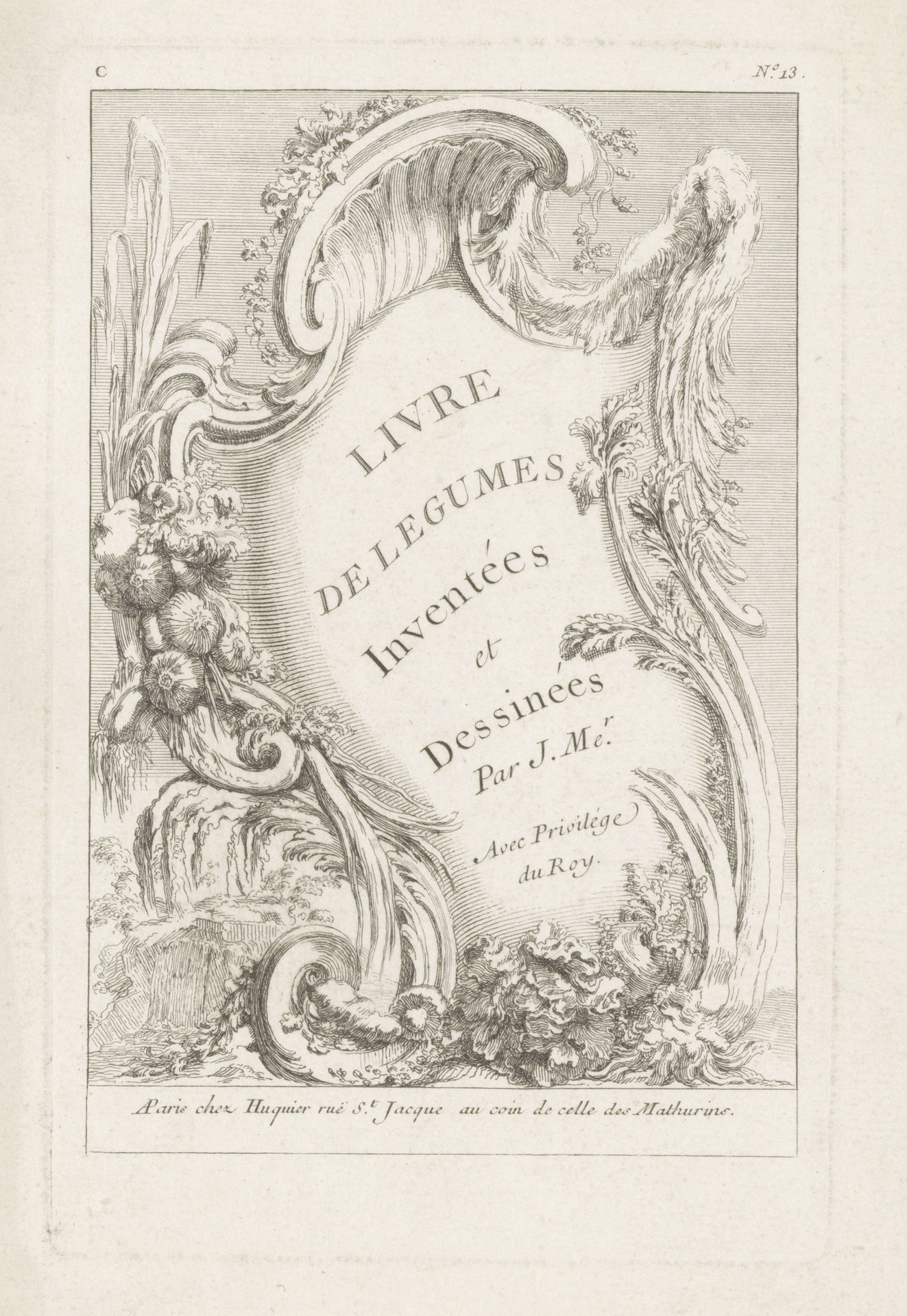Cartouche met groente by Quentin Pierre Chedel