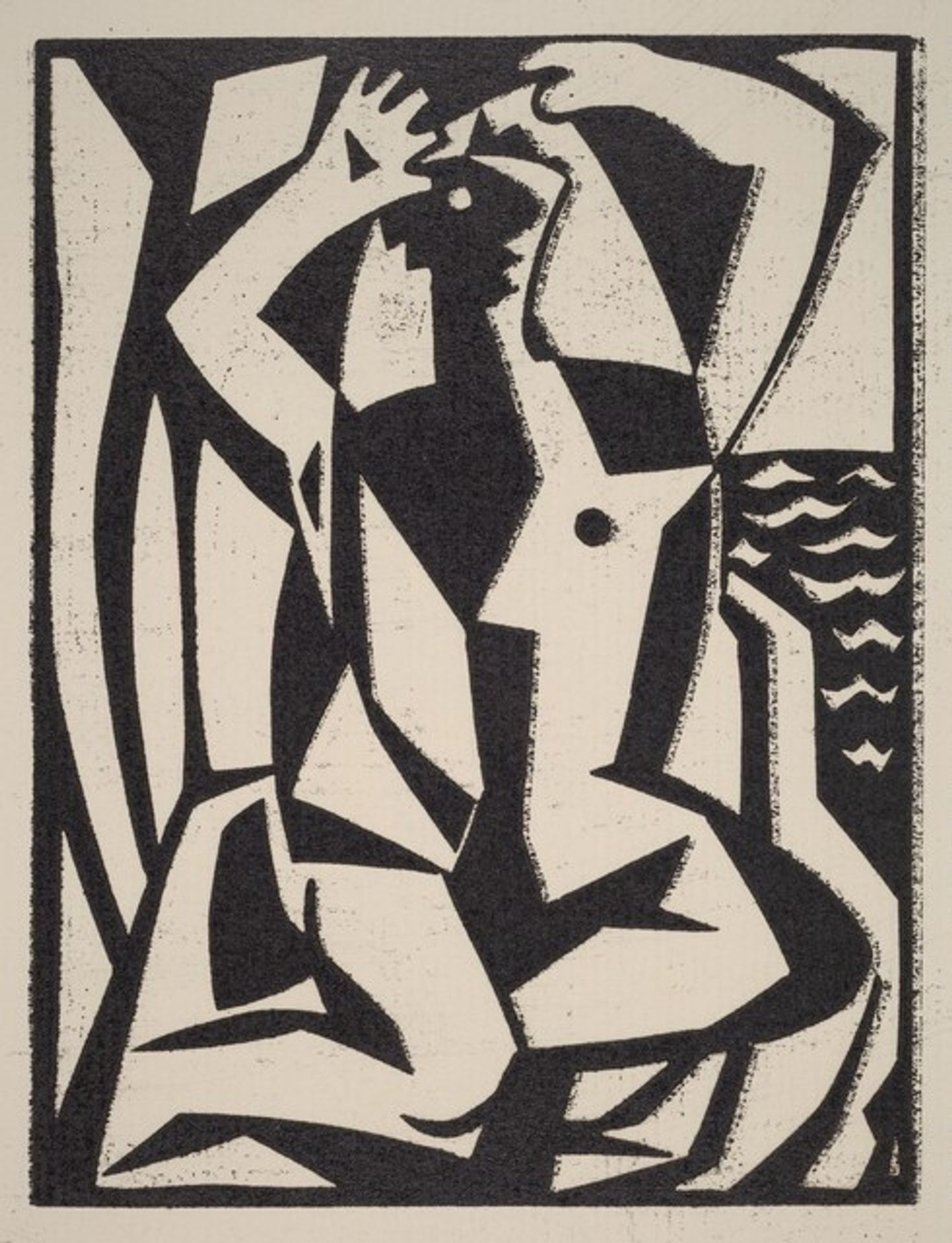 Untitled (Abstraction: Bather) by Carl Robert Holty