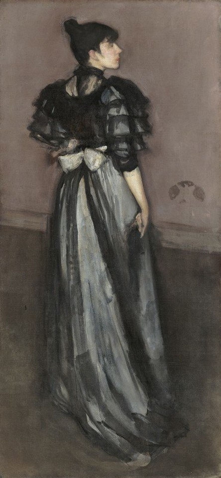 Mother of Pearl and Silver – The Andalusian by James Abbott McNeill Whistler