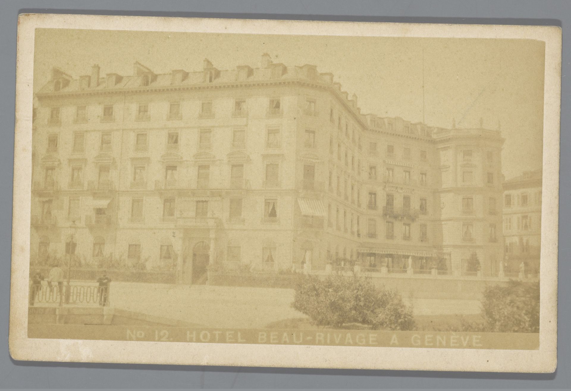 Hotel Beau-Rivage in Genève by Th. Boulanger et Cie.