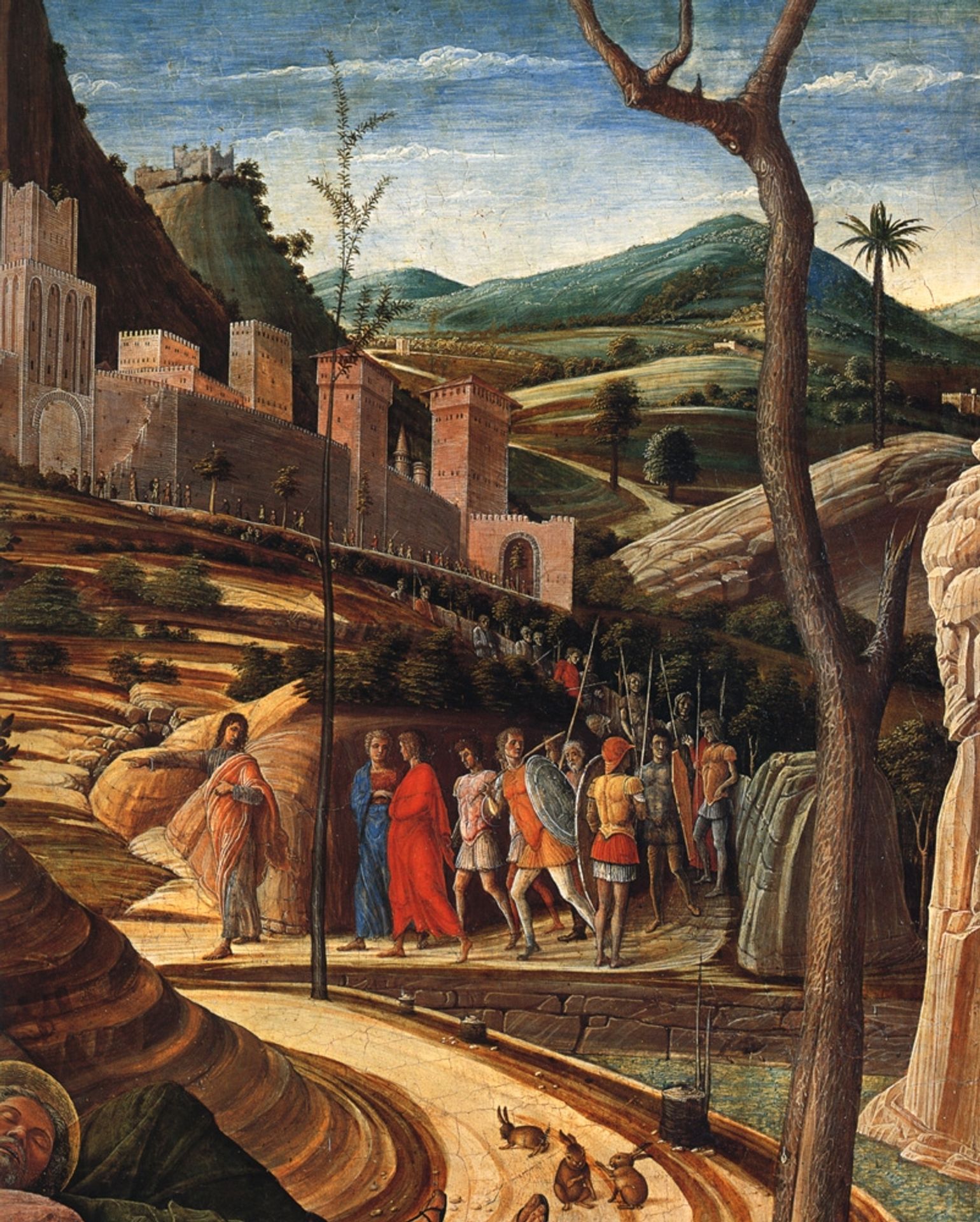 The agony in the garden (detail) by Andrea Mantegna