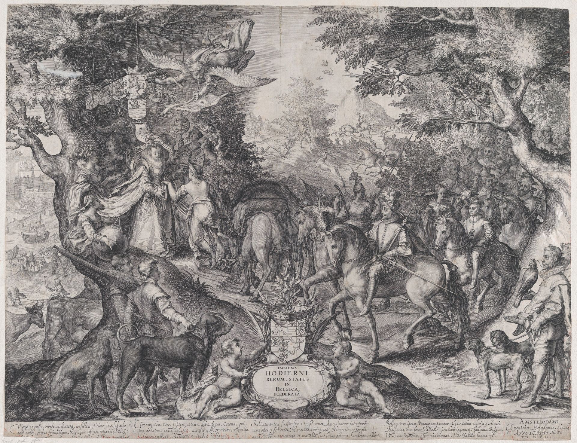 Allegory of the Triumph of the Netherlands over Spain by Jan Saenredam