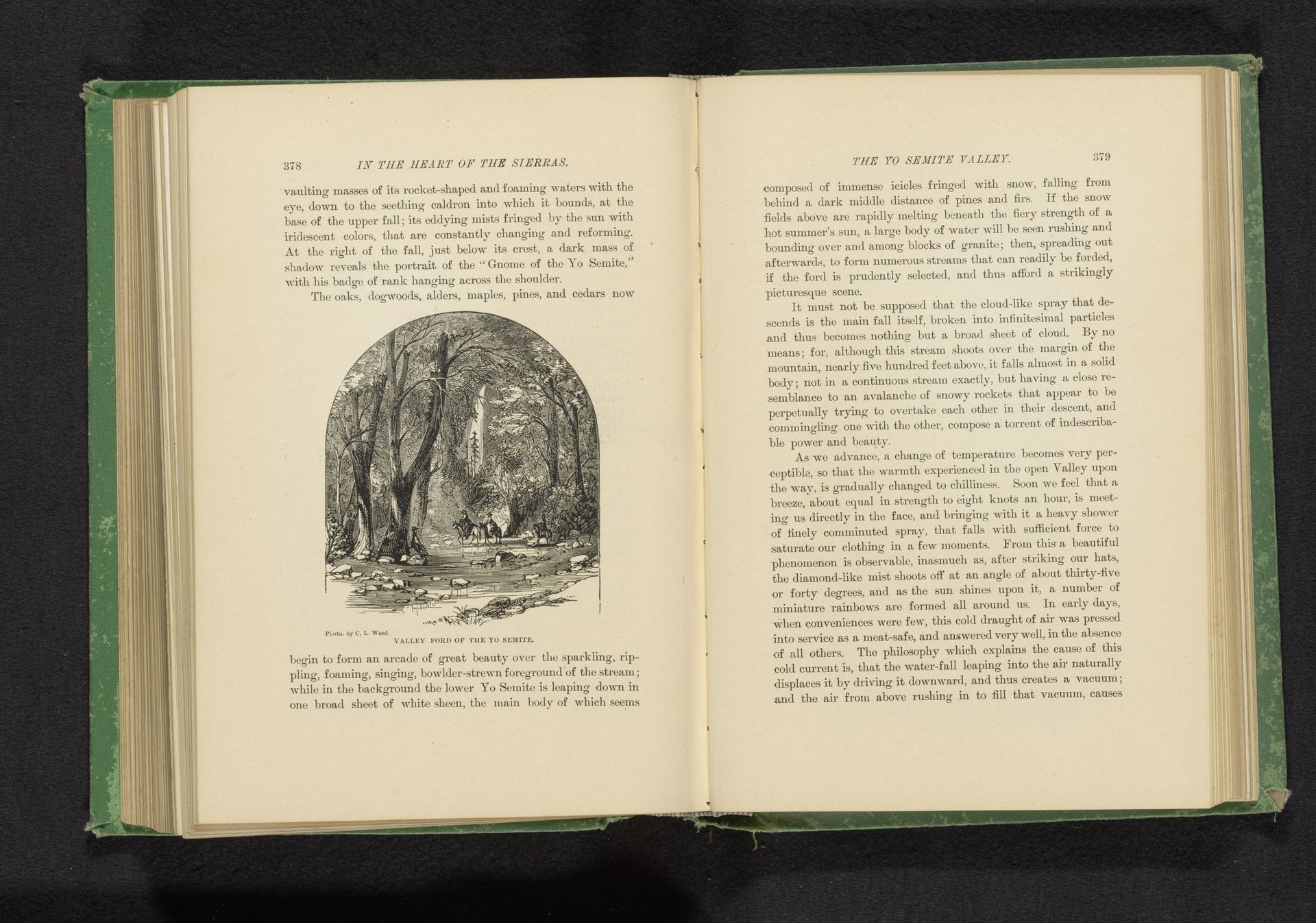 Twee mannen te paard in een bos by Charles Leander Weed