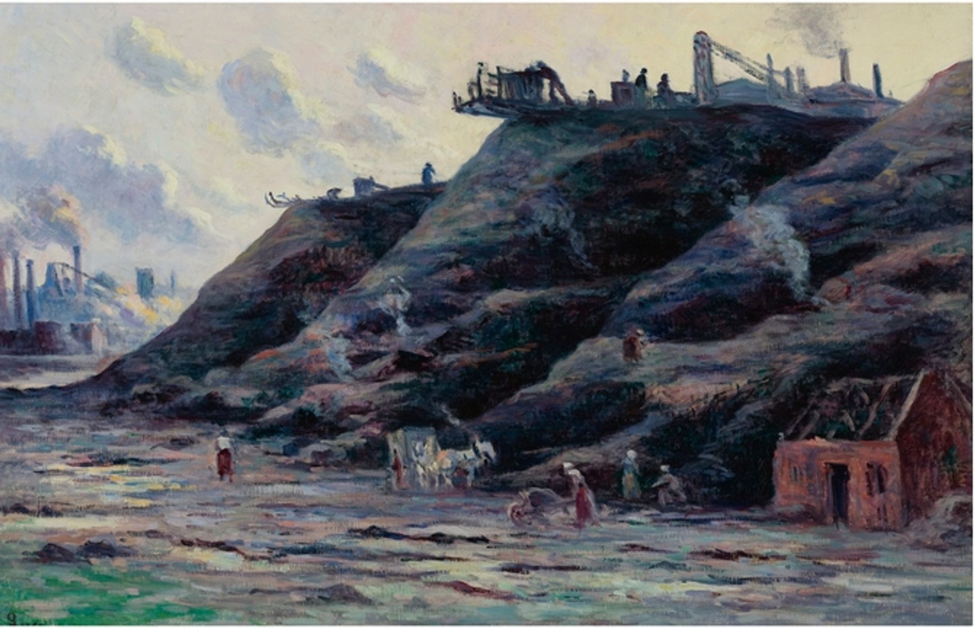 Les Terrils, Charleroi by Maximilien Luce