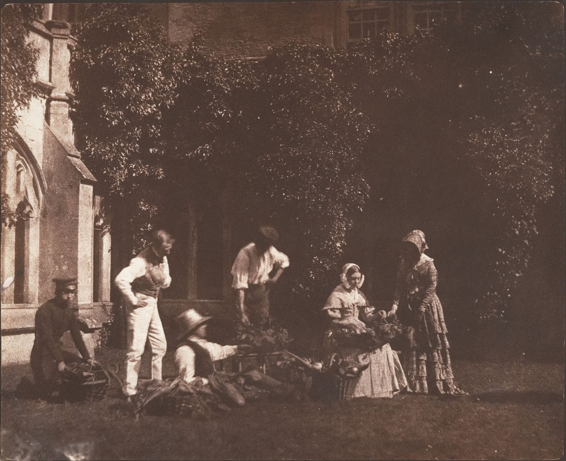 The Fruit Sellers by William Henry Fox Talbot