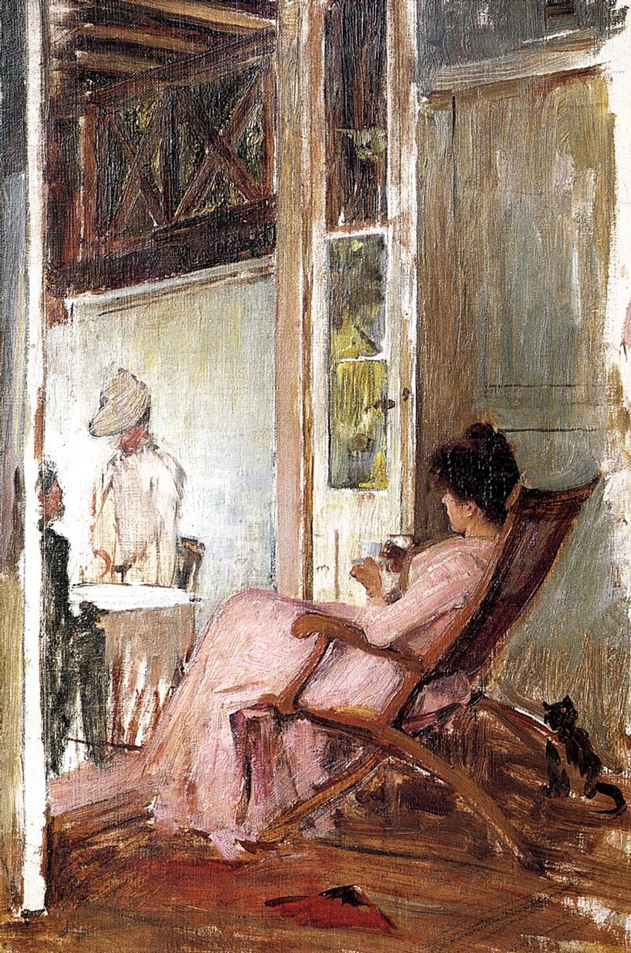 The Loggia by John William Waterhouse