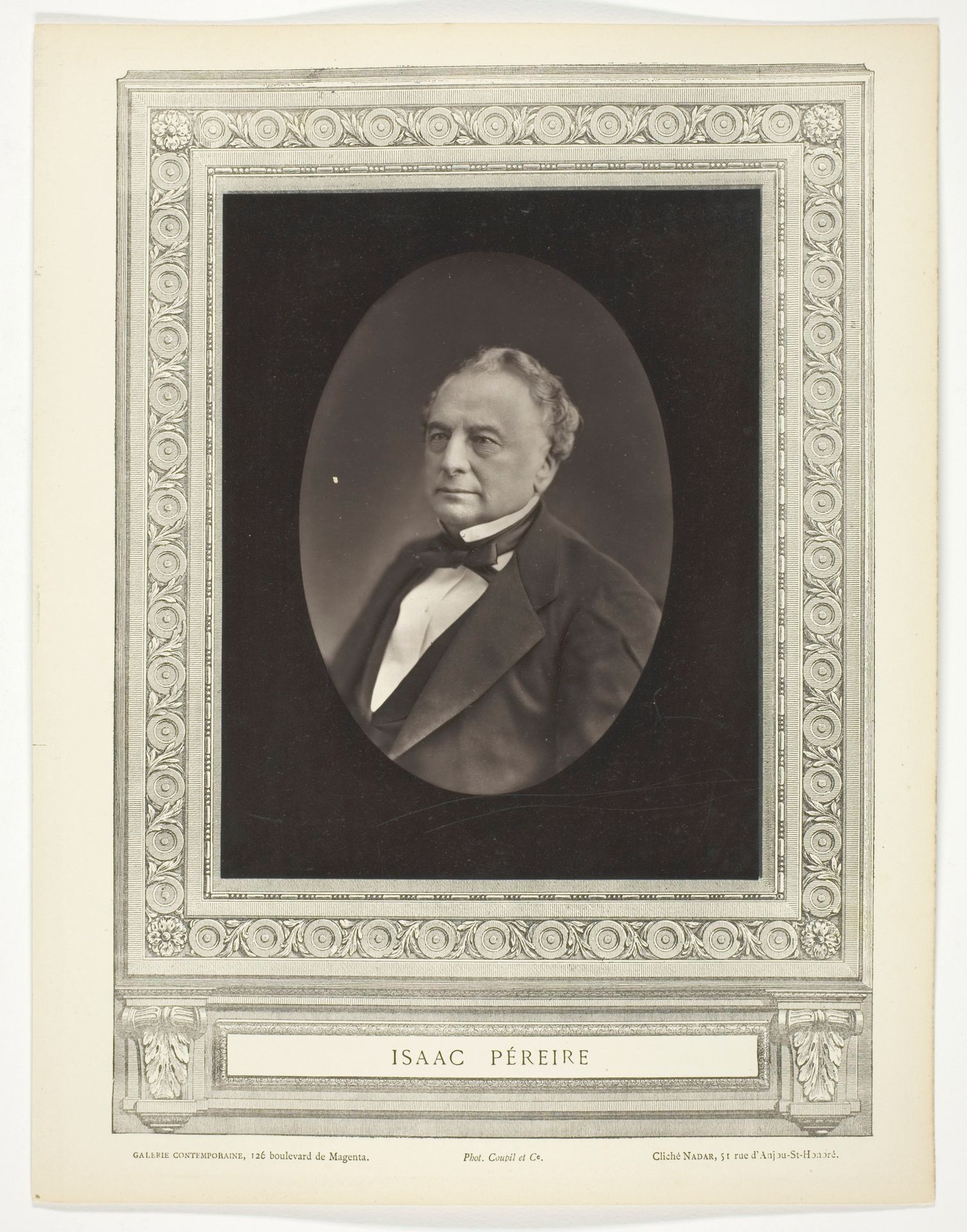Isaac Péreire by Nadar