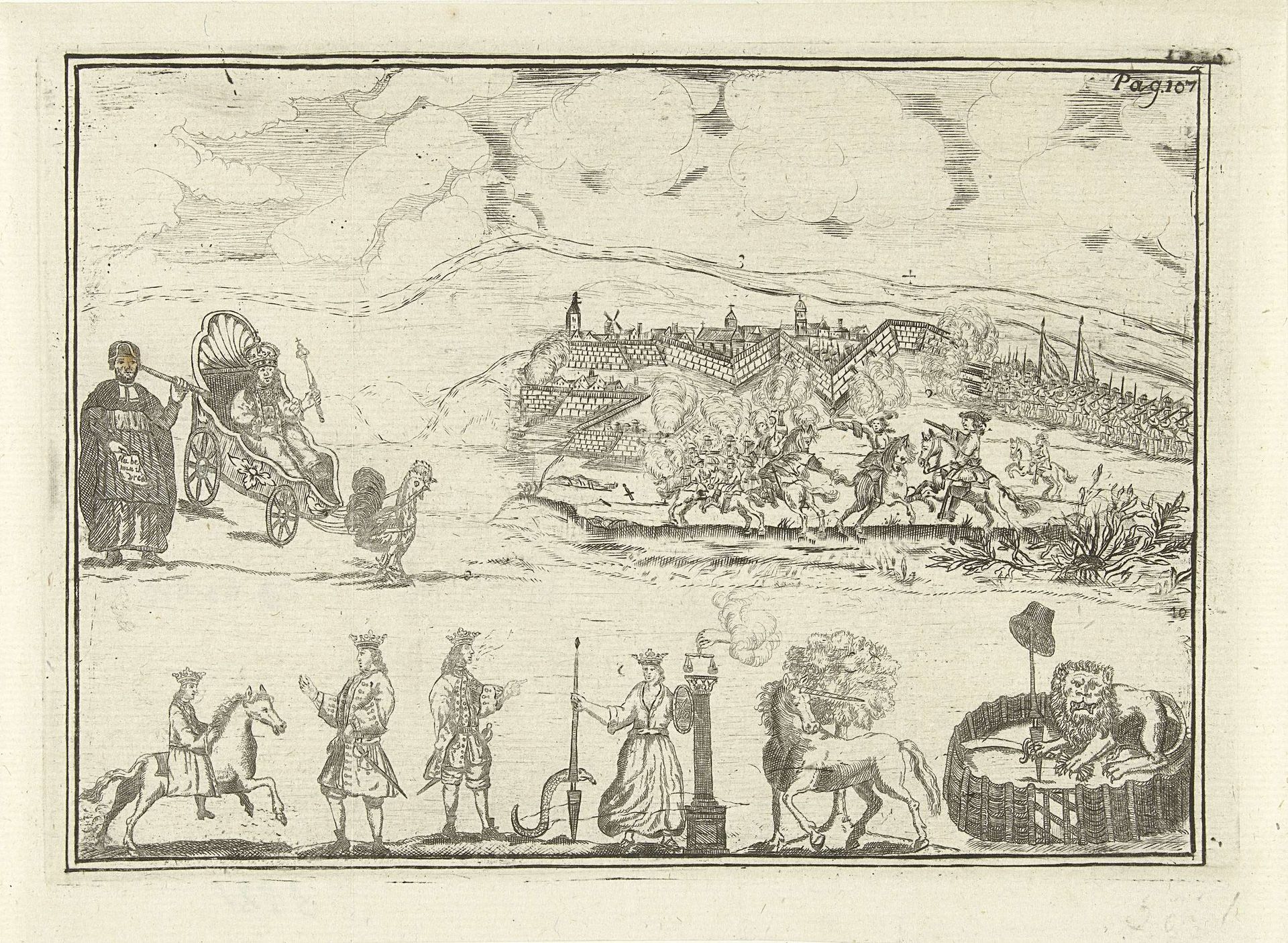 Allegorie op de deugd van Oostenrijk, 1742 by Anonymous