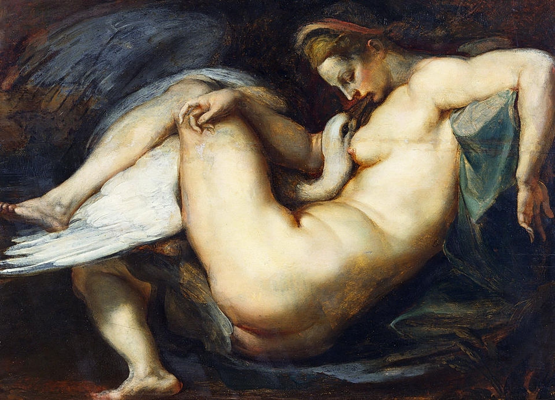 Leda and the Swan by Peter Paul Rubens