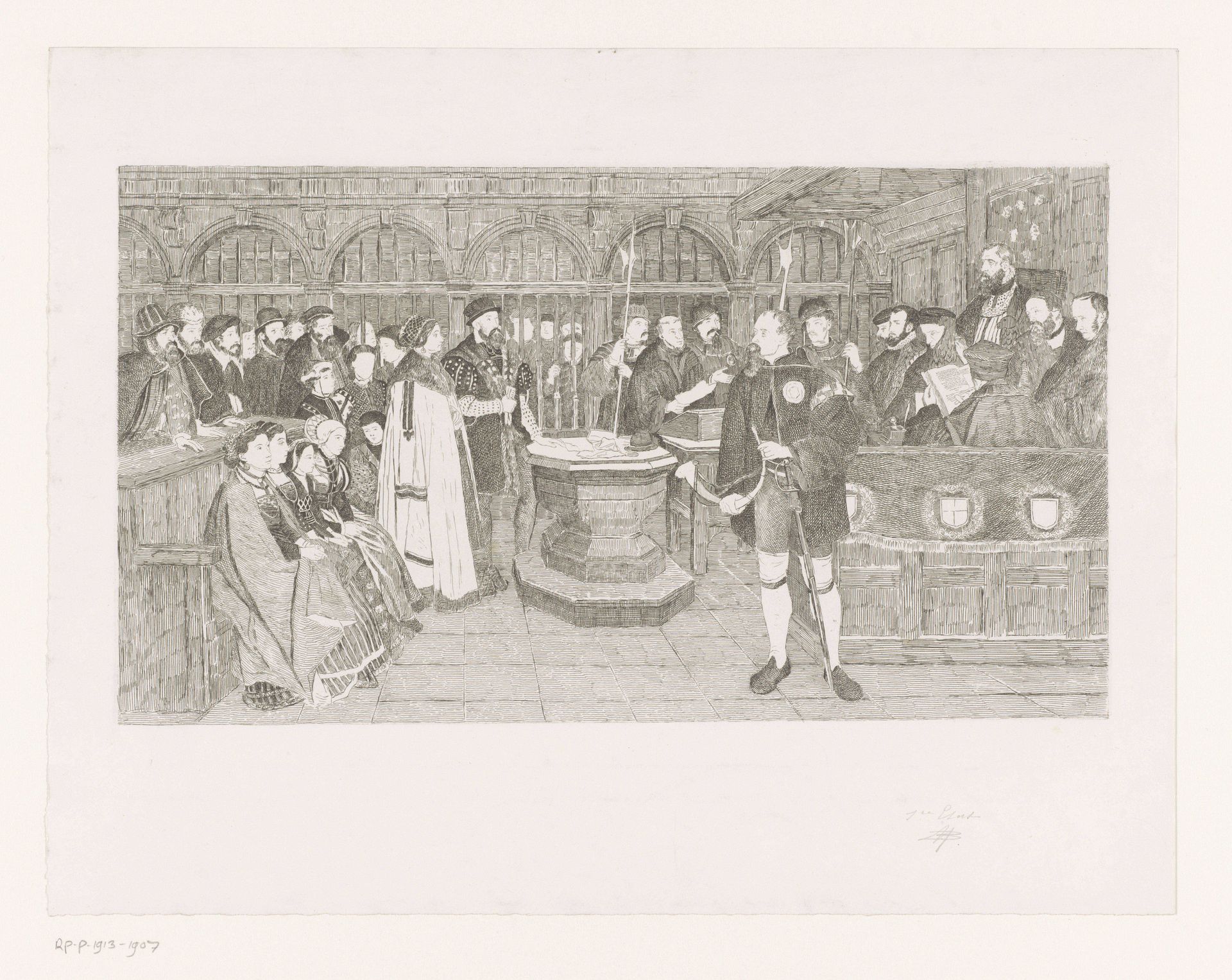 Giovanni Battista Pallavicino verkrijgt het Antwerpse burgerrecht by Jean Baptiste Pierre Michiels