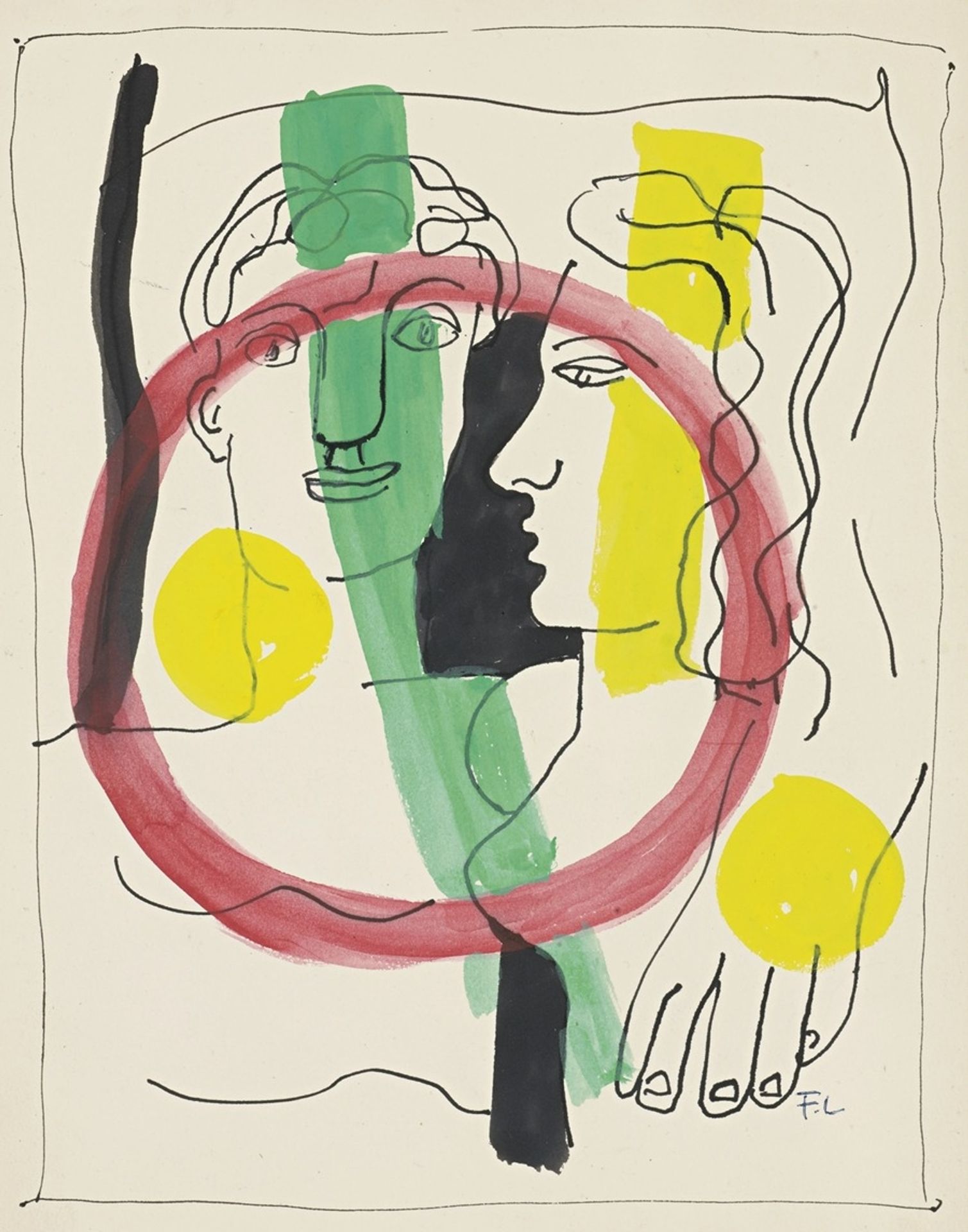 L’Amour nous annule by Fernand Léger