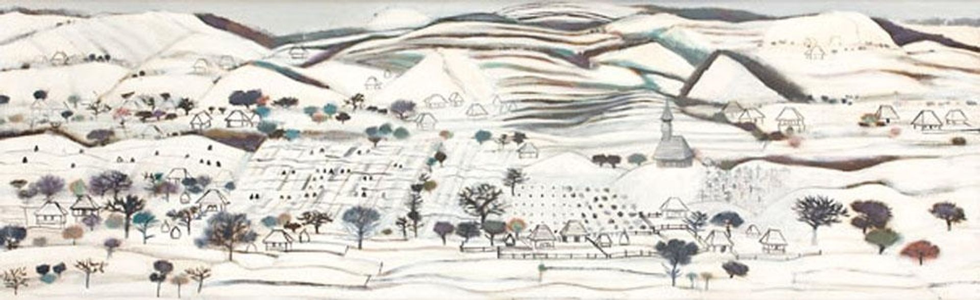 Winter at Cenade by Viorel Marginean