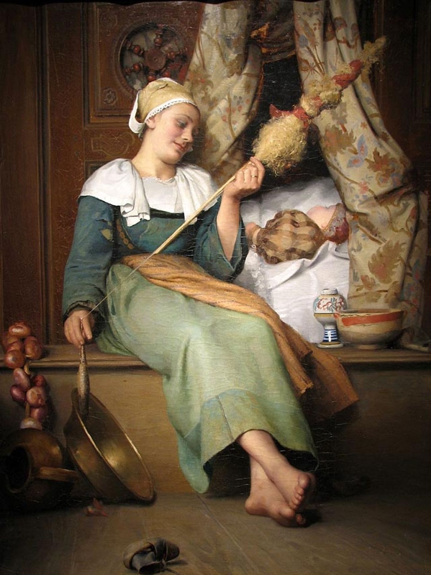 The Spinner by Paul Peel