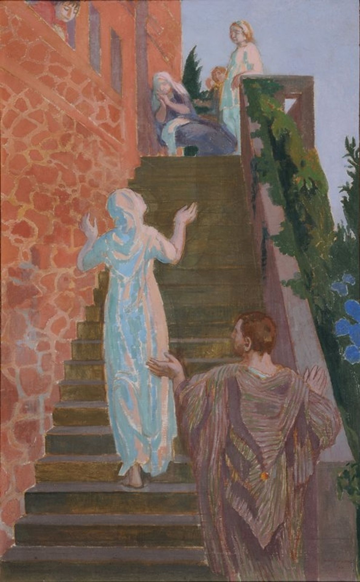 Visitation dans l’escalier de ‘Silencio’ by Maurice Denis