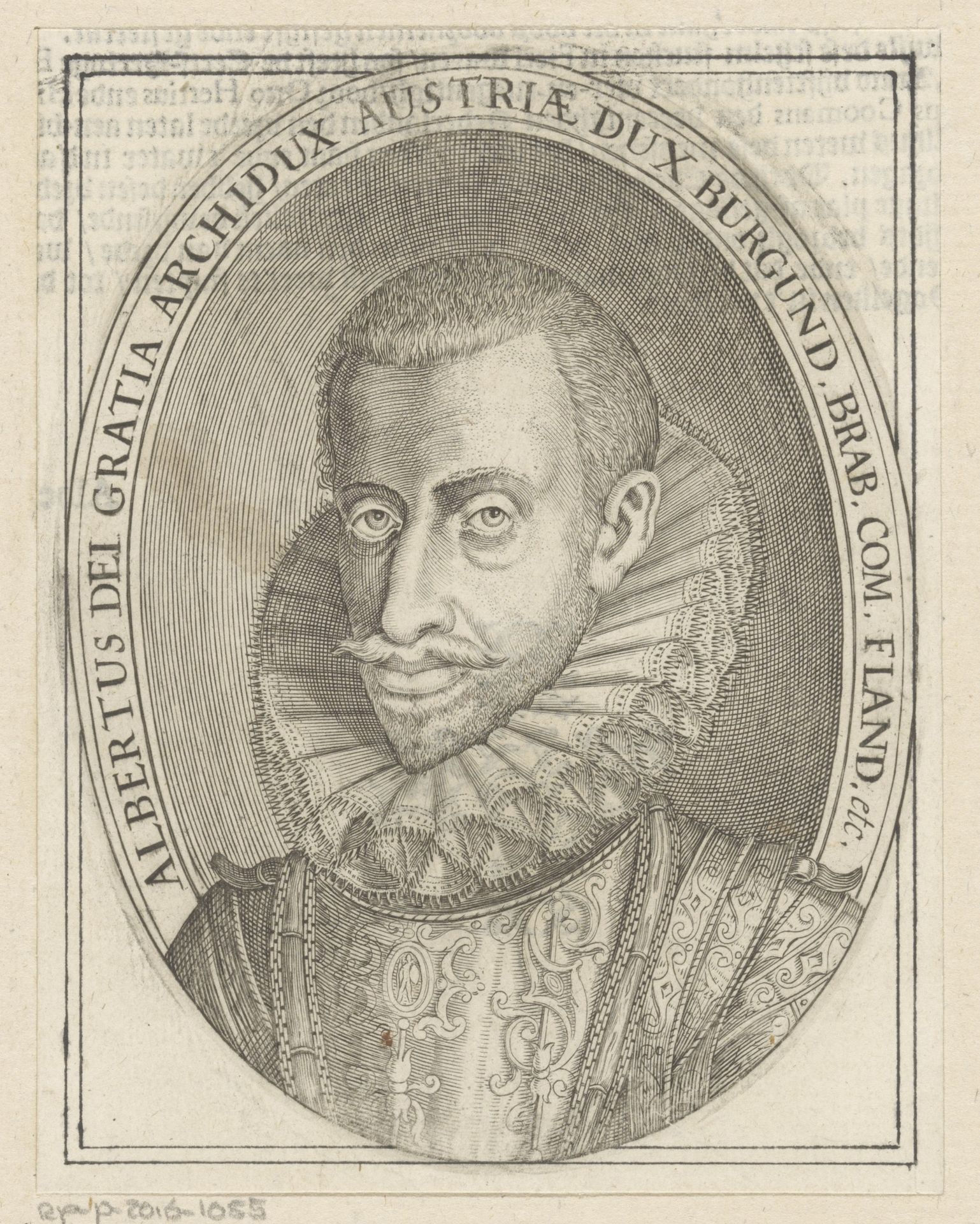 Portret van Albrecht, aartshertog van Oostenrijk by Anonymous