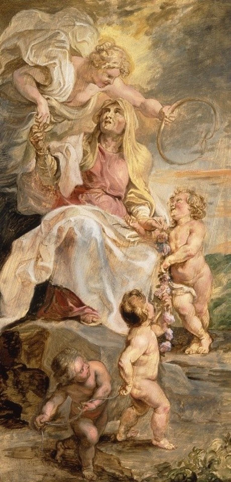 Allegory of Eternity, the Succession of the Popes by Peter Paul Rubens