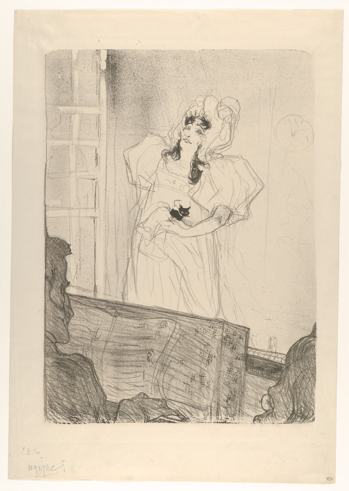 Miss May Belfort (Medium Plate) by Henri de Toulouse-Lautrec
