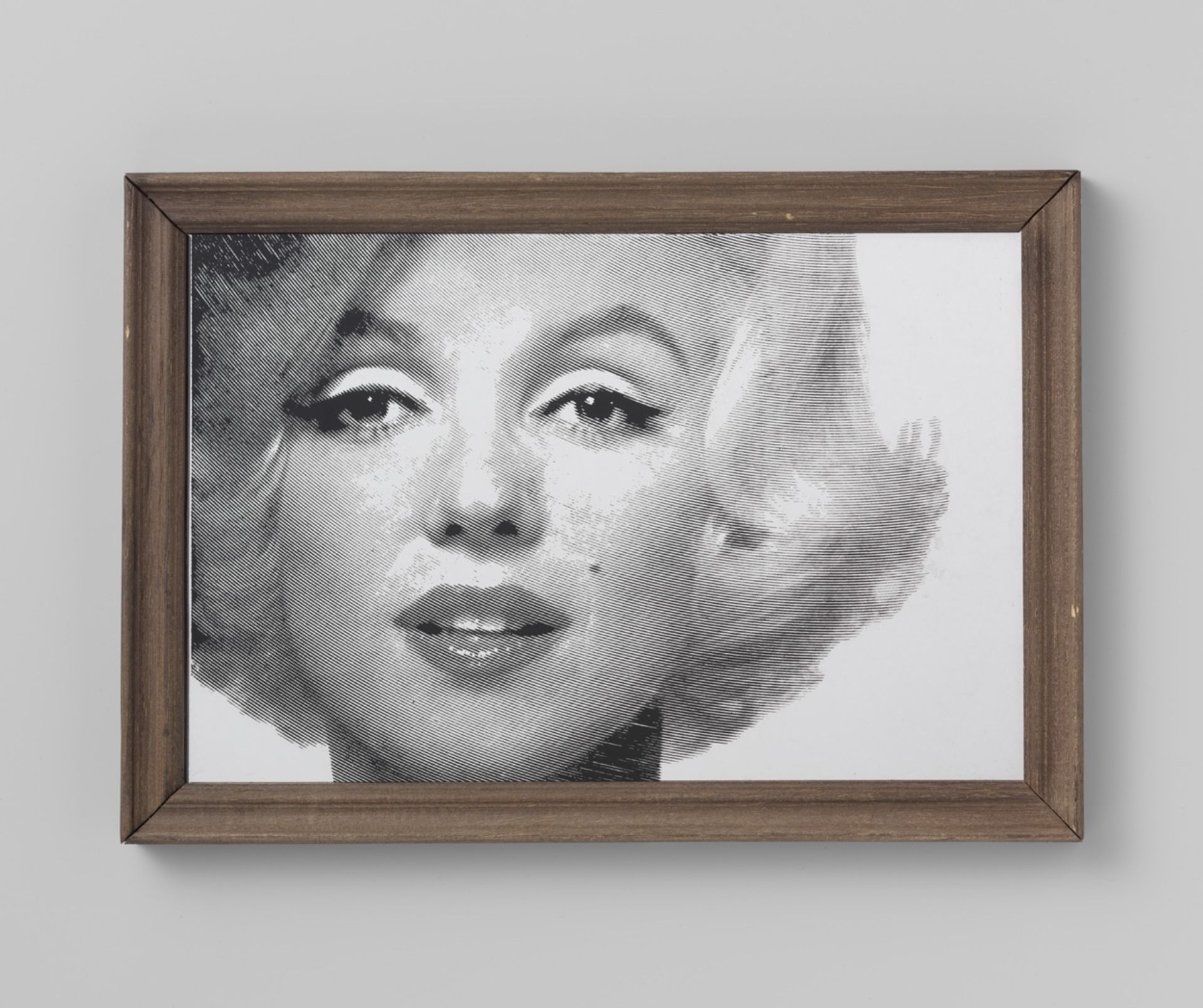 Portret van Marilyn Monroe op een spiegel by Anonymous