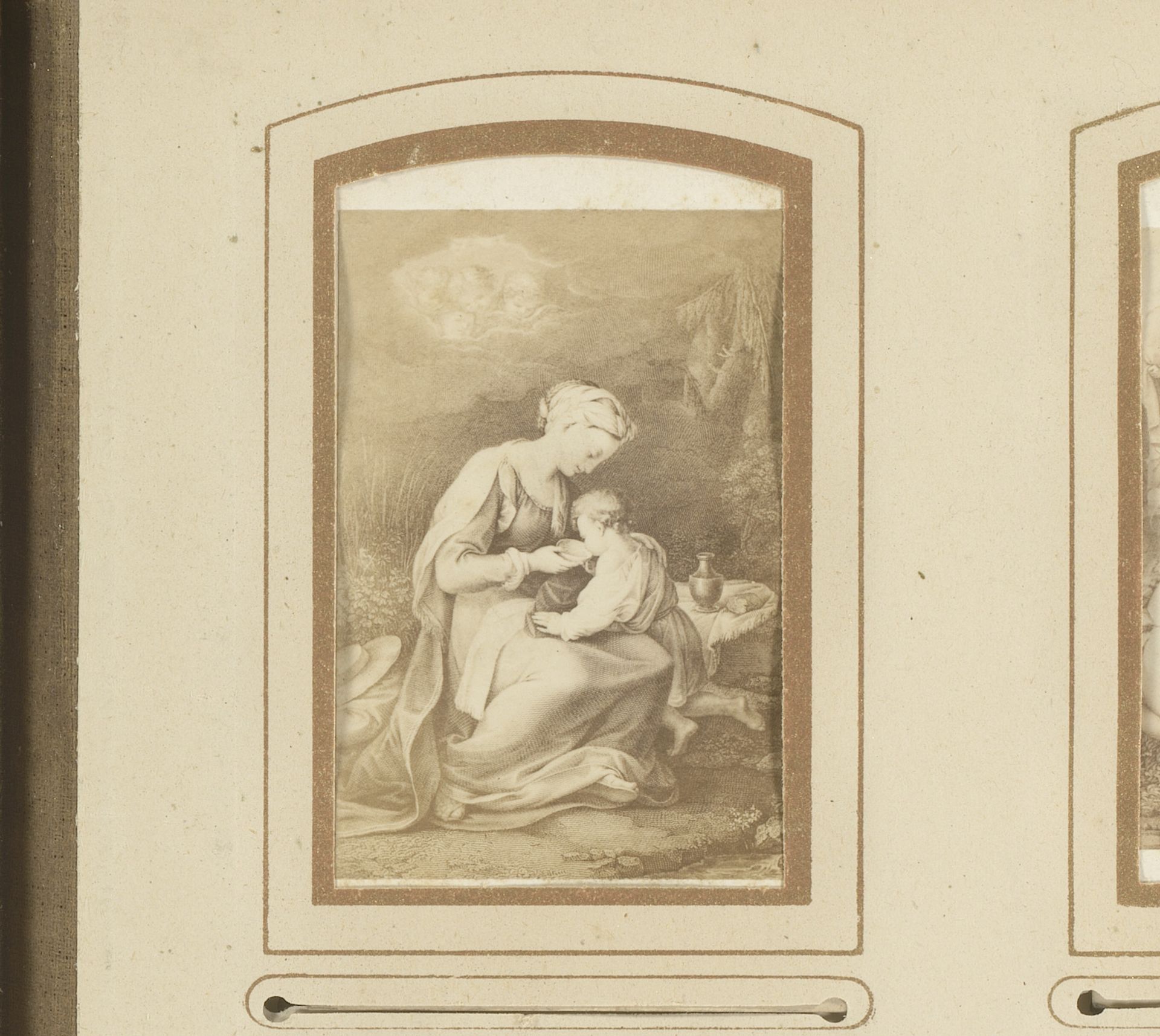Fotoreproductie van Hagar en Ismael door Federico Barocci by Fratelli Alinari