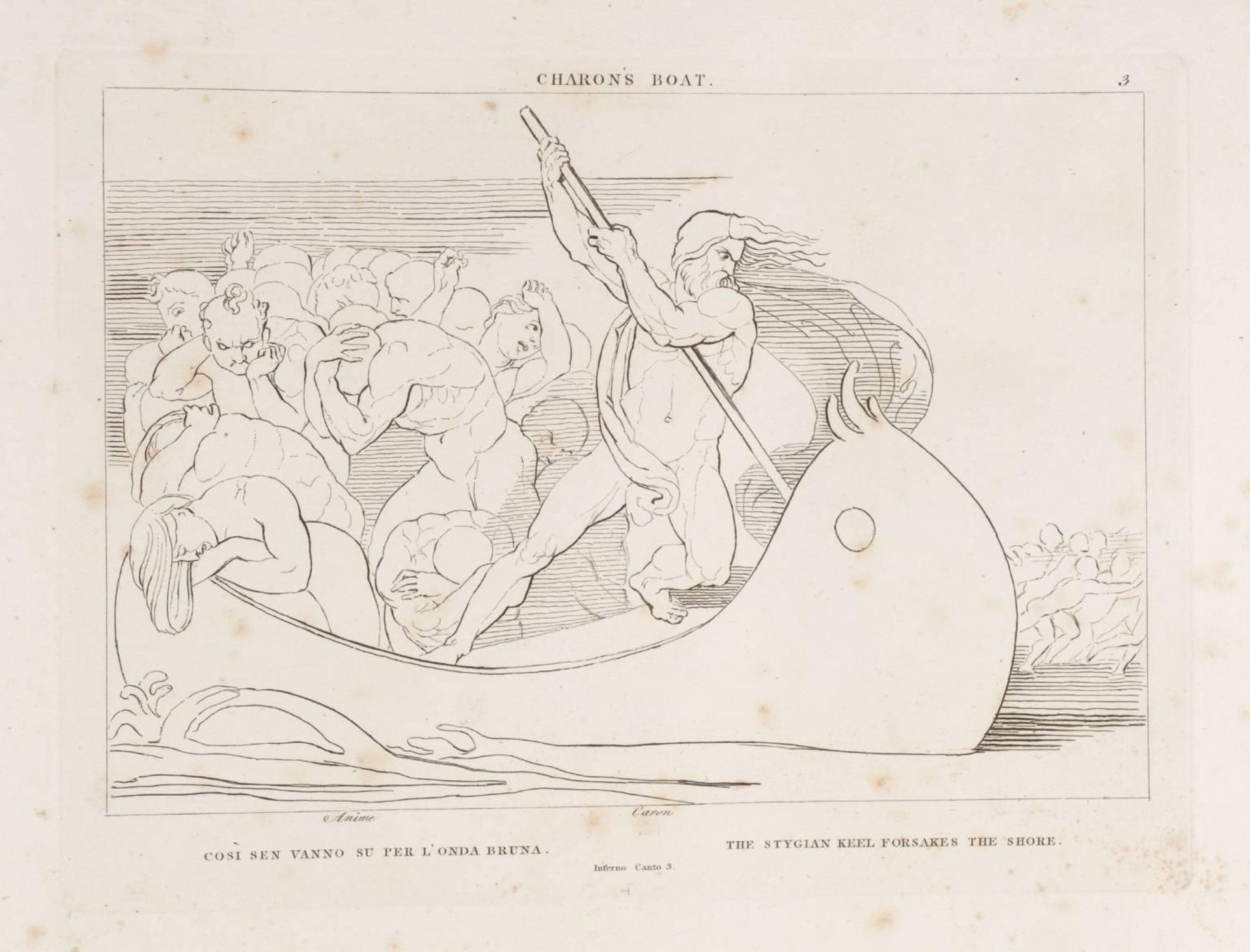 Charon’s Boat by John Flaxman