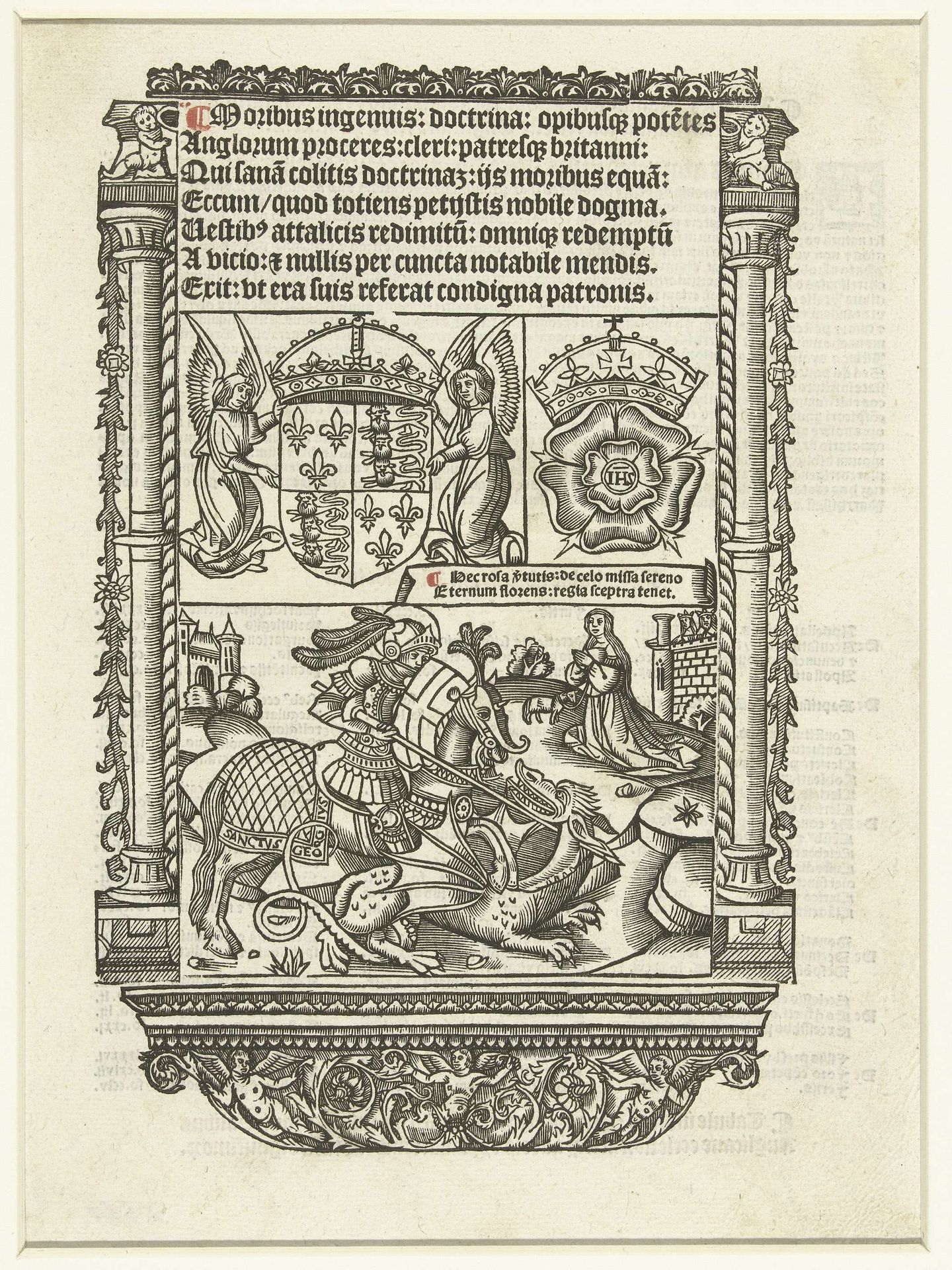 Heilige Joris en de draak by Anonymous