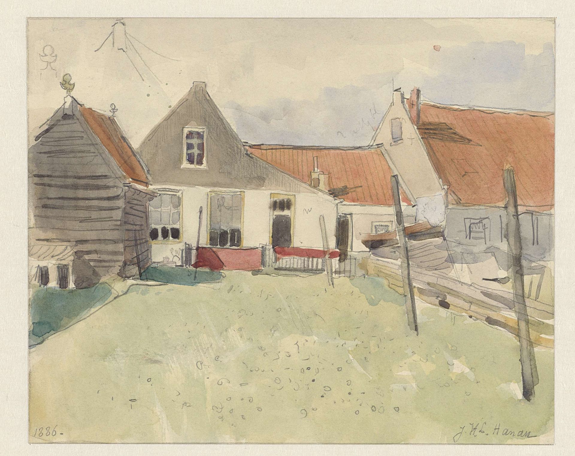 Huizen in de Vinkenbuurt, Amsterdam by Jan H.L. Hanau