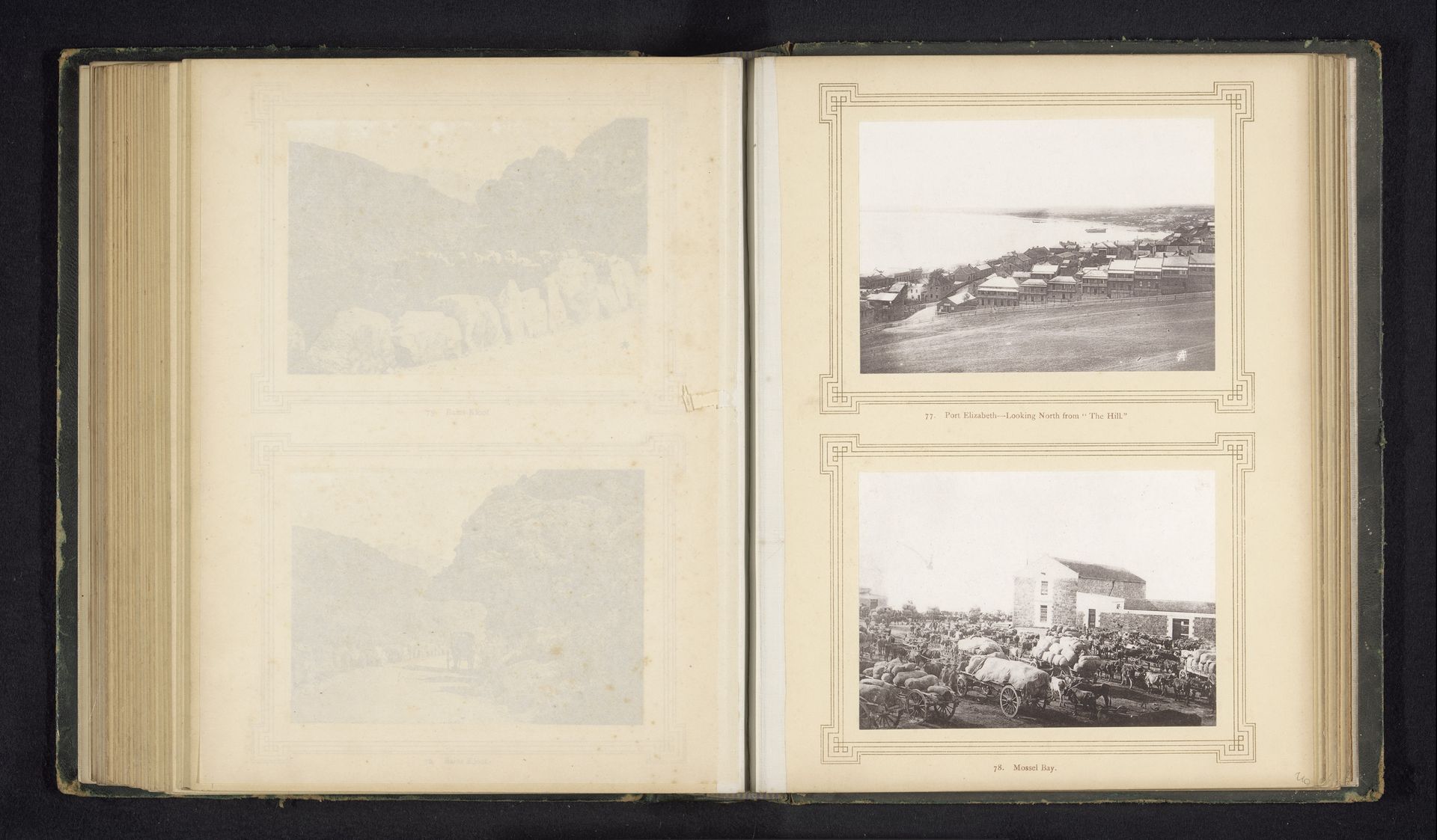 ['Port Elizabeth-looking North from "the hill"', 'Mossel Bay'] by Sam Alexander