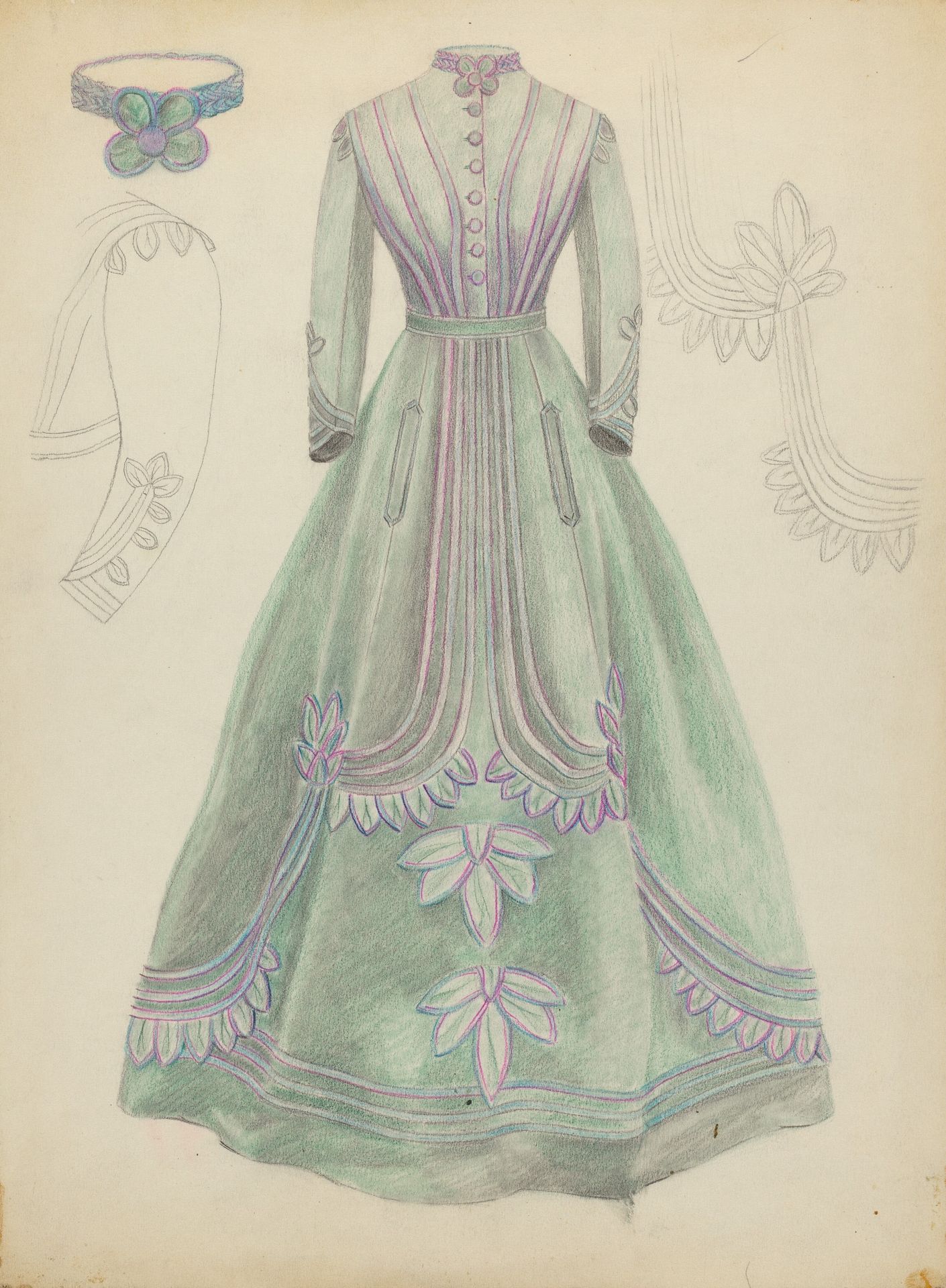 Silk Gown by Tabea Hosier