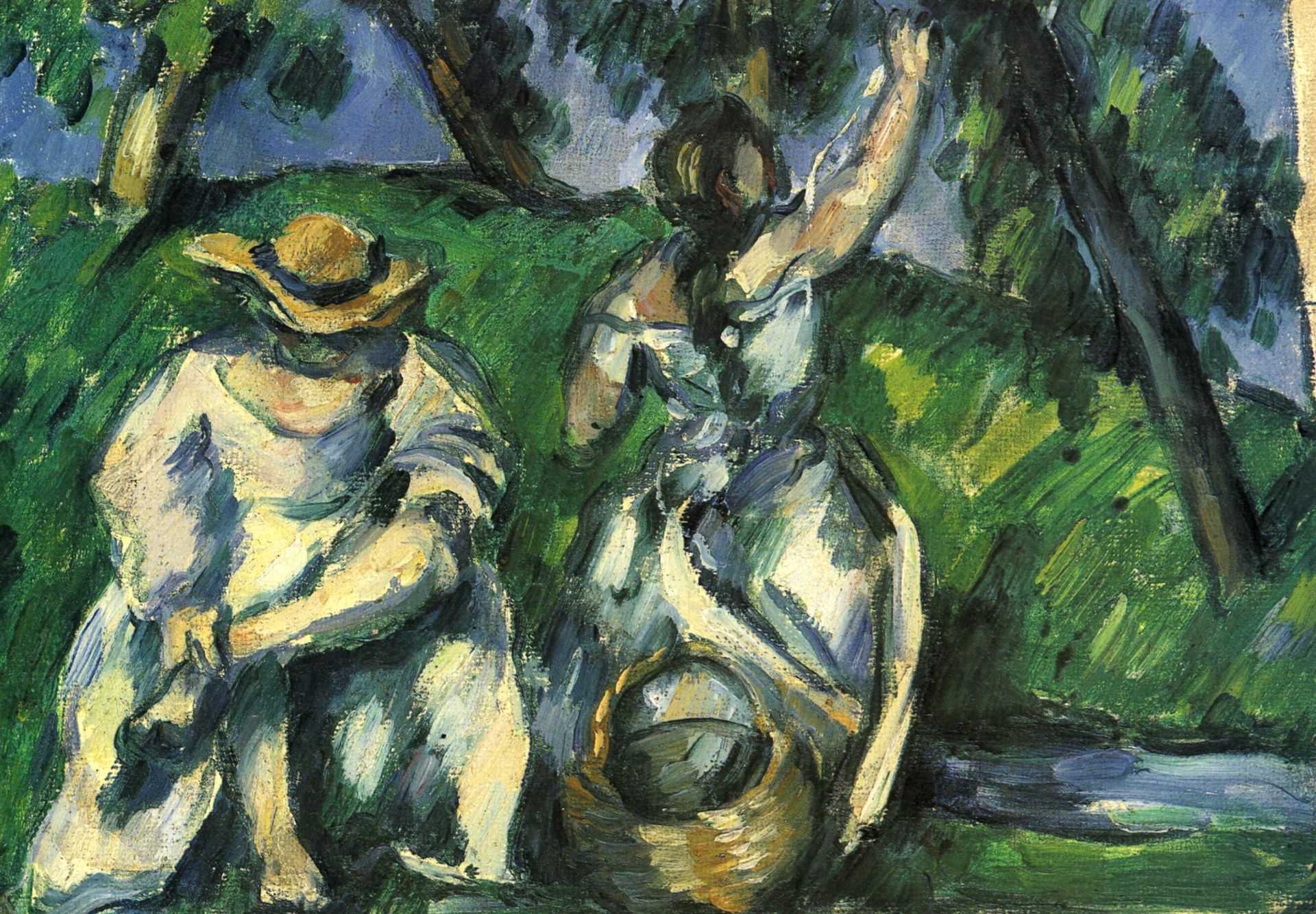 The Obstpfluckerin by Paul Cézanne