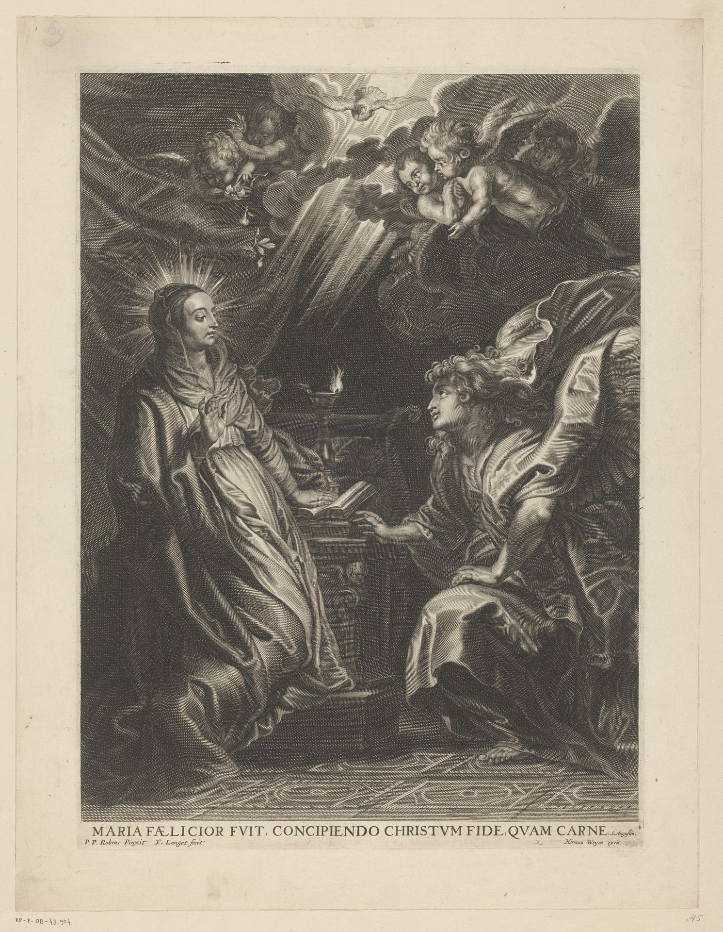 Annunciatie by François Langot