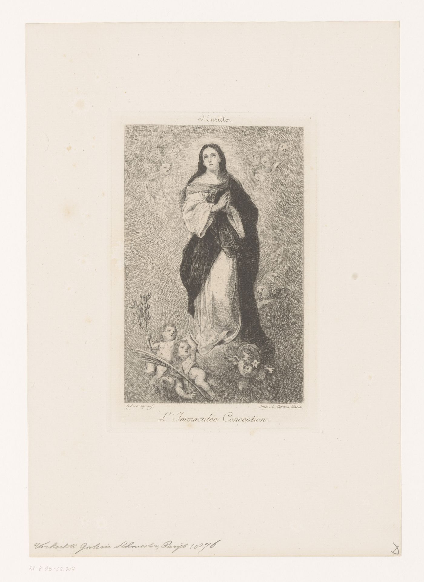 Onbevlekte ontvangenis van Maria by Henri Emile Lefort