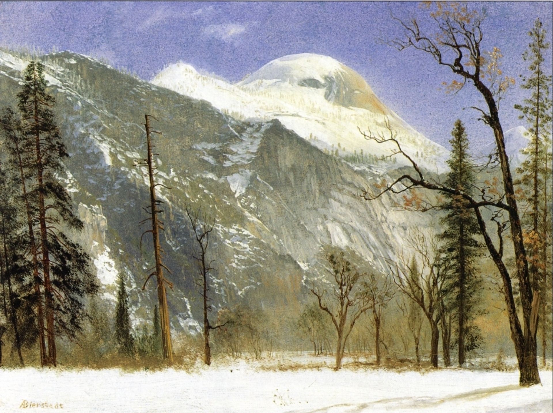 Winter in Yosemite Valley by Albert Bierstadt