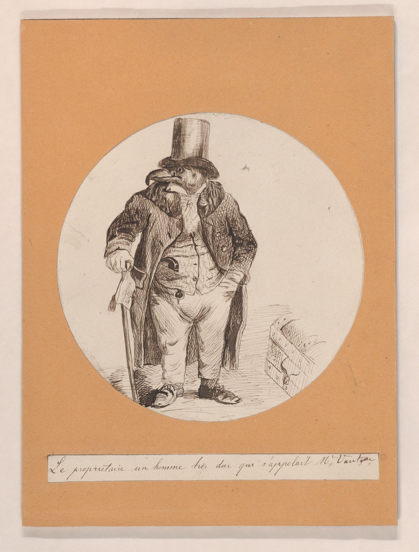 Mister Vulture by J. J. Grandville