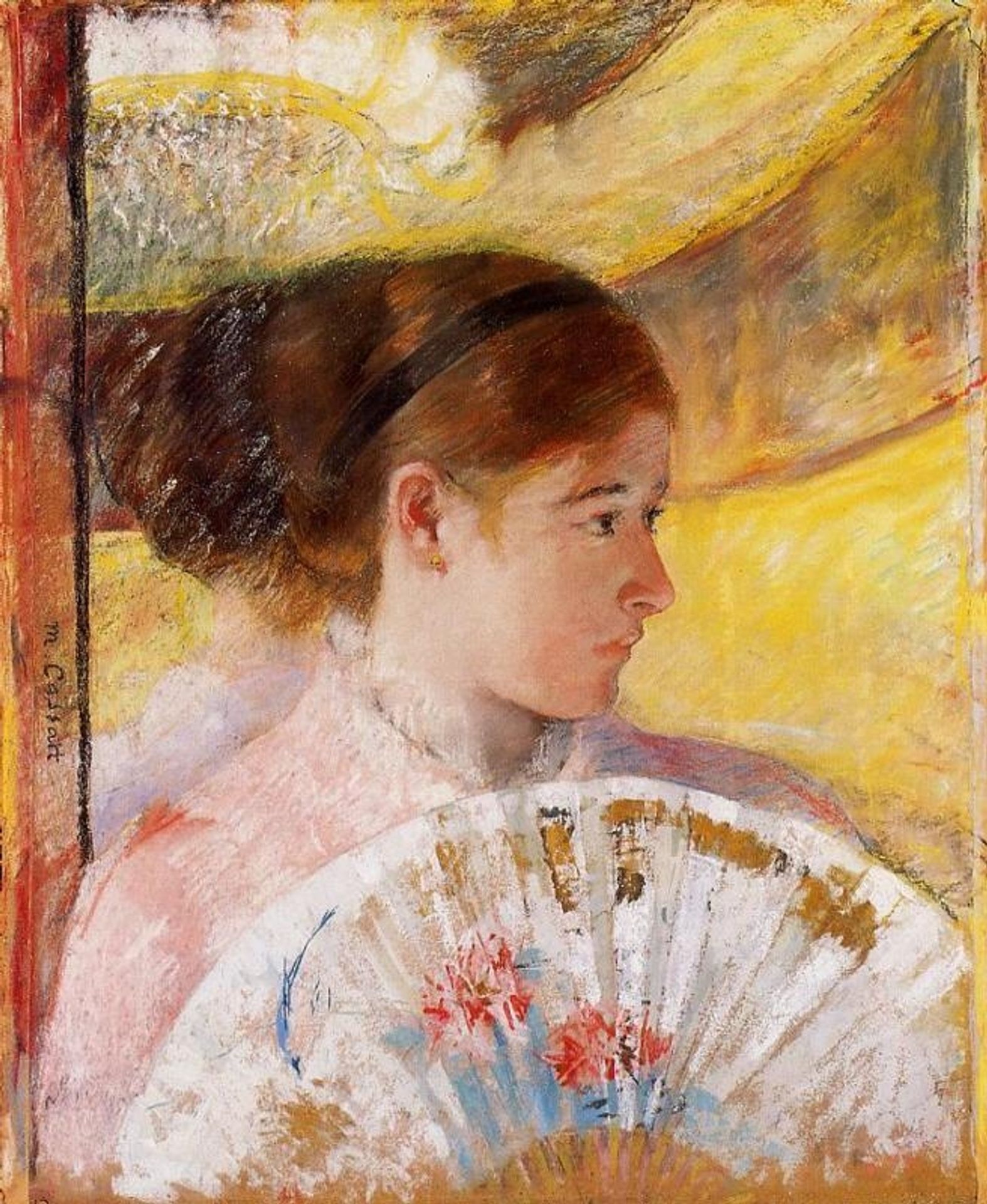 At the Theater by Mary Cassatt