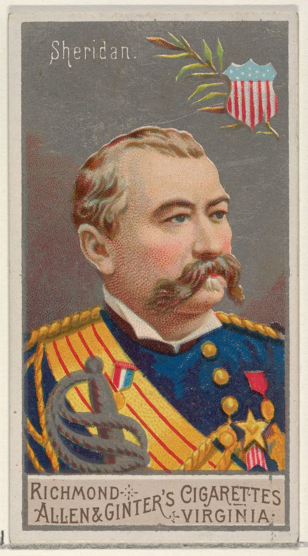 Philip Henry Sheridan, from the Great Generals series (N15) for Allen & Ginter Cigarettes Brands by Allen & Ginter