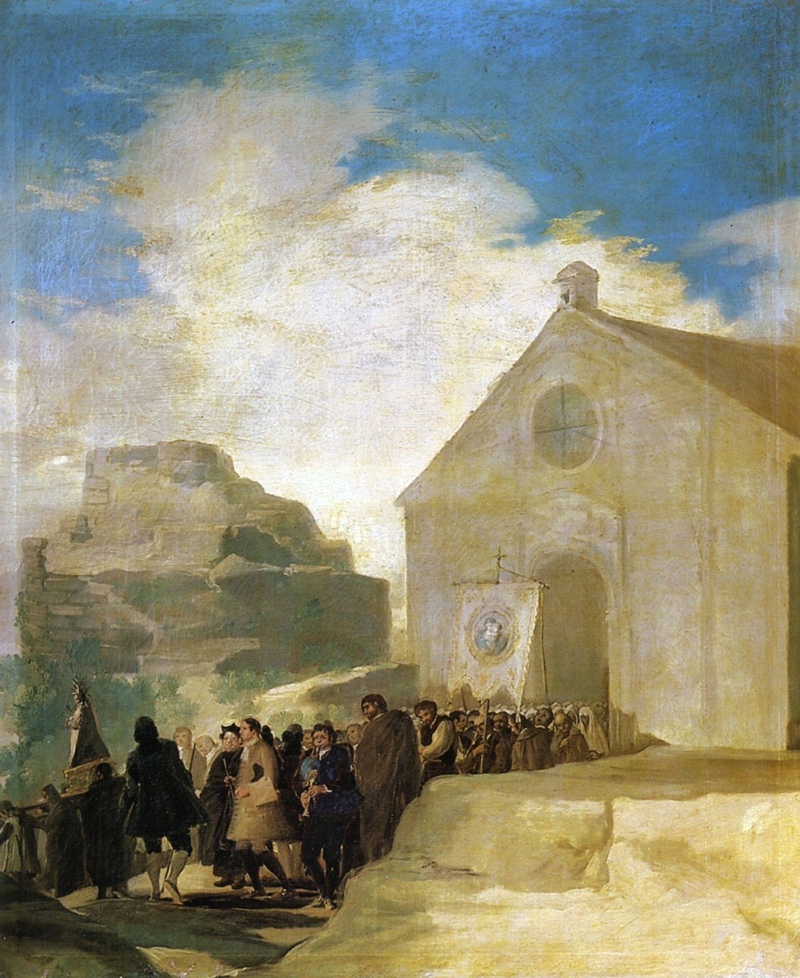 Village Procession by Francisco de Goya